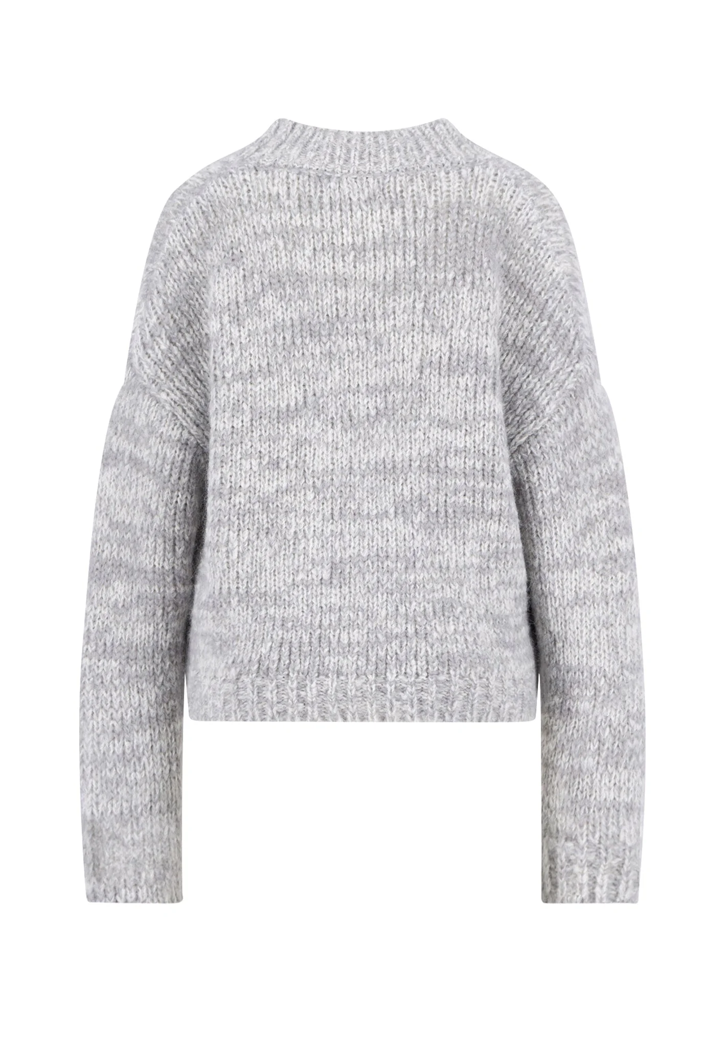 Strickcardigan aus Alpaka-Wollmix mit Knopfleiste und V-Ausschnitt - Image 6