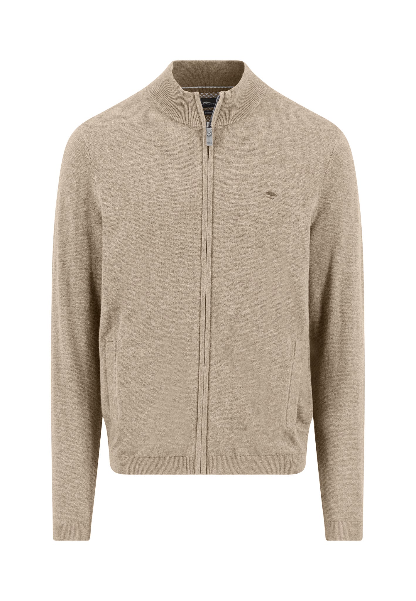 Strickjacke aus Baumwoll-Kaschmir-Mix mit Stehkragen - Image 11