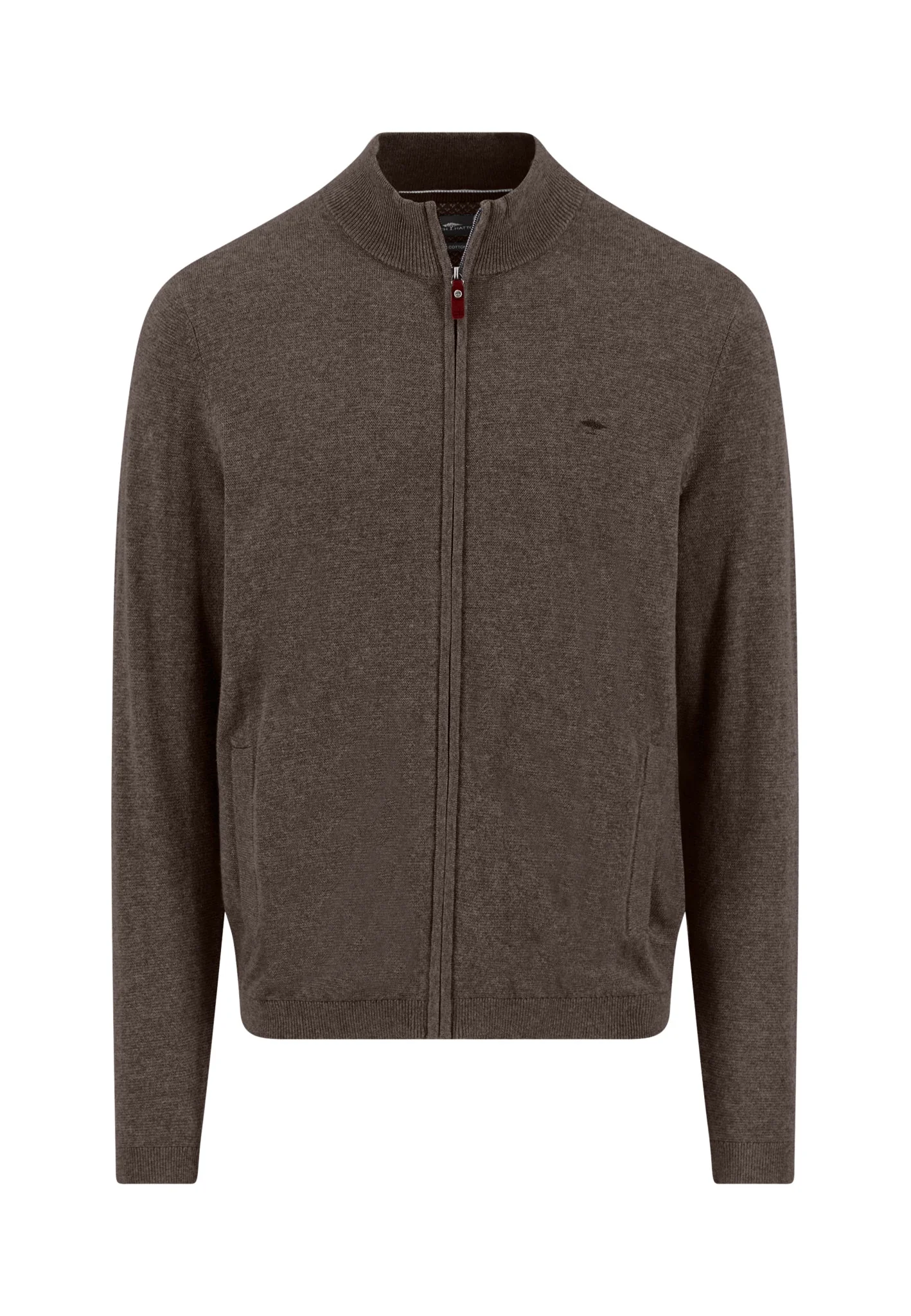 Strickjacke aus Baumwoll-Kaschmir-Mix mit Stehkragen - Image 9