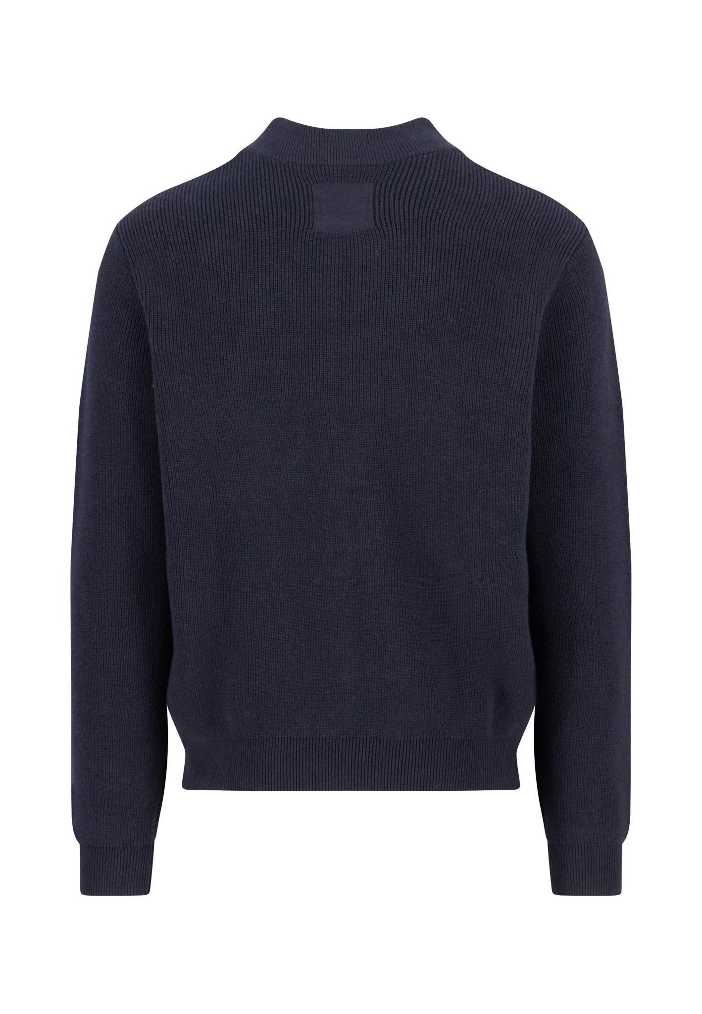 Strickjacke aus Baumwoll-Wollmix mit Reißverschluss und Bomberkragen - Image 6