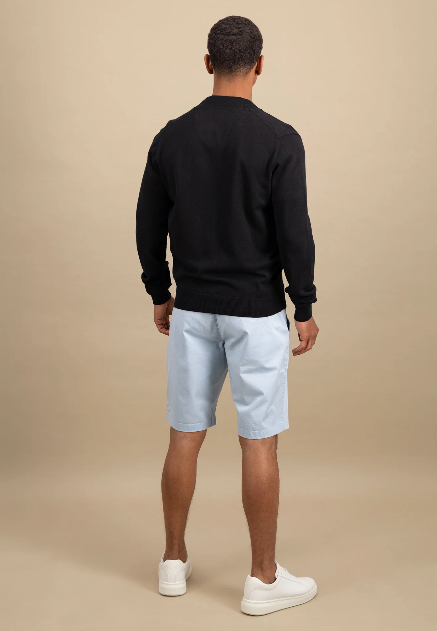 Strickjacke aus Baumwolle mit Collegekragen - Image 31