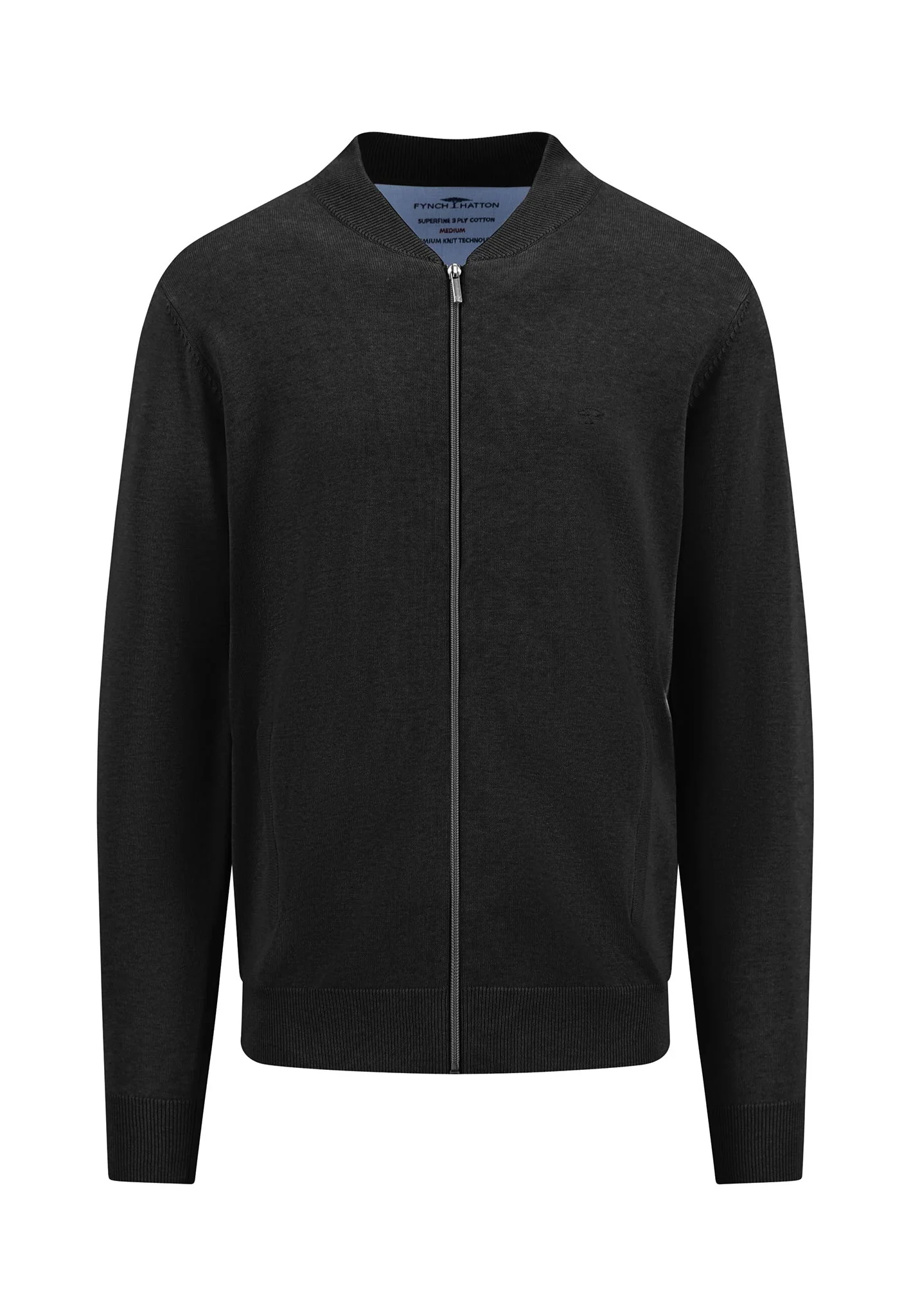Strickjacke aus Baumwolle mit Collegekragen - Image 33