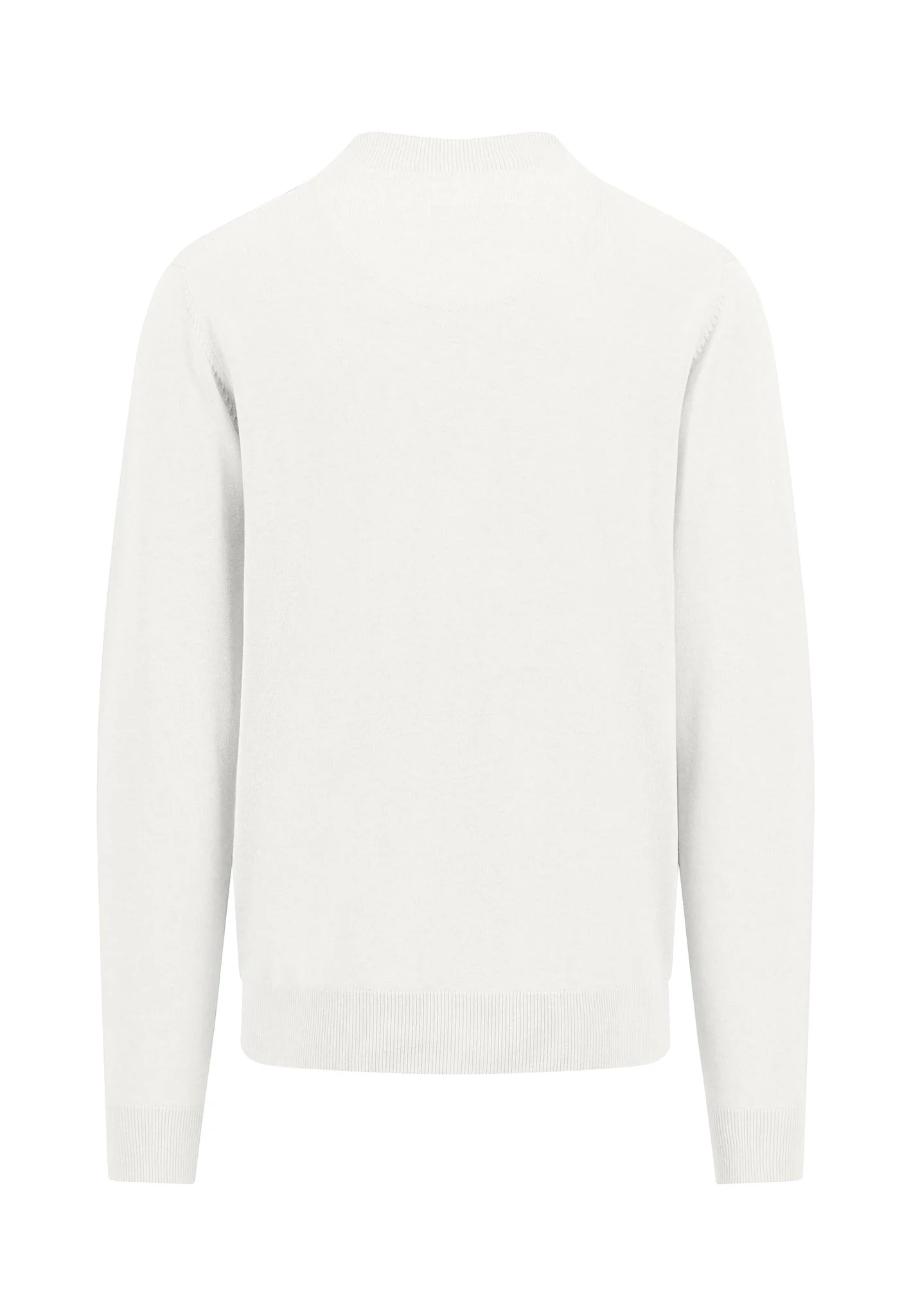 Strickjacke aus Baumwolle mit Collegekragen - Image 8