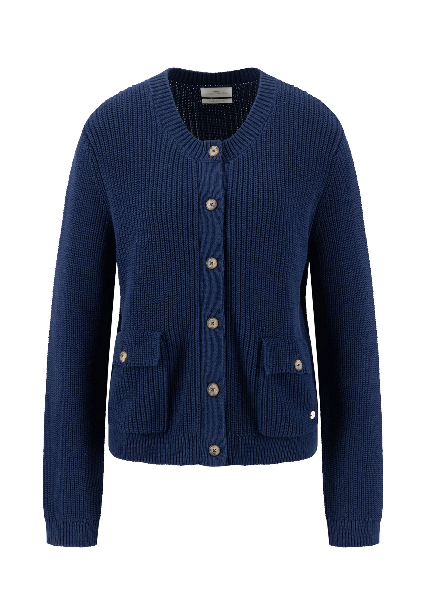 Strickjacke aus Baumwolle mit Knopfleiste und Taschen - Image 9