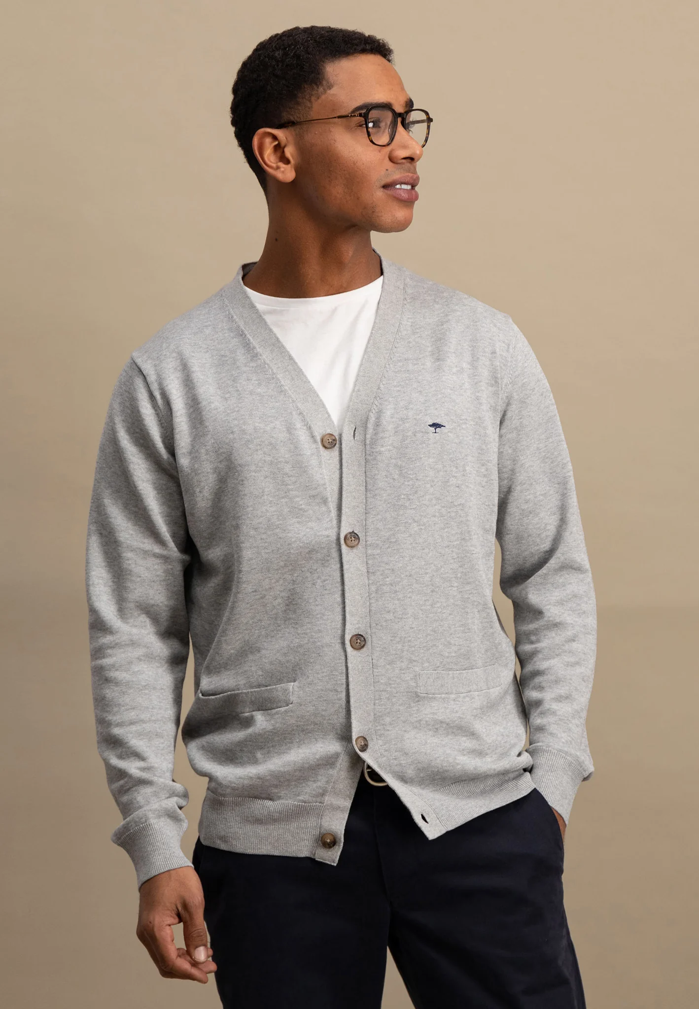 Strickjacke aus Baumwolle mit Knopfverschluss - Image 7