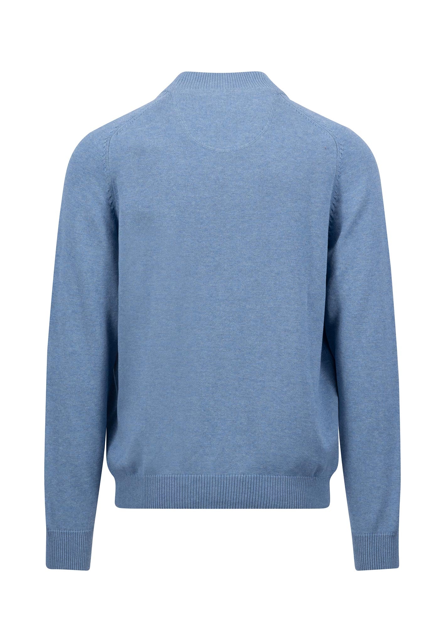 Strickjacke aus Baumwolle mit Reißverschluss und Baseballkragen - Image 10