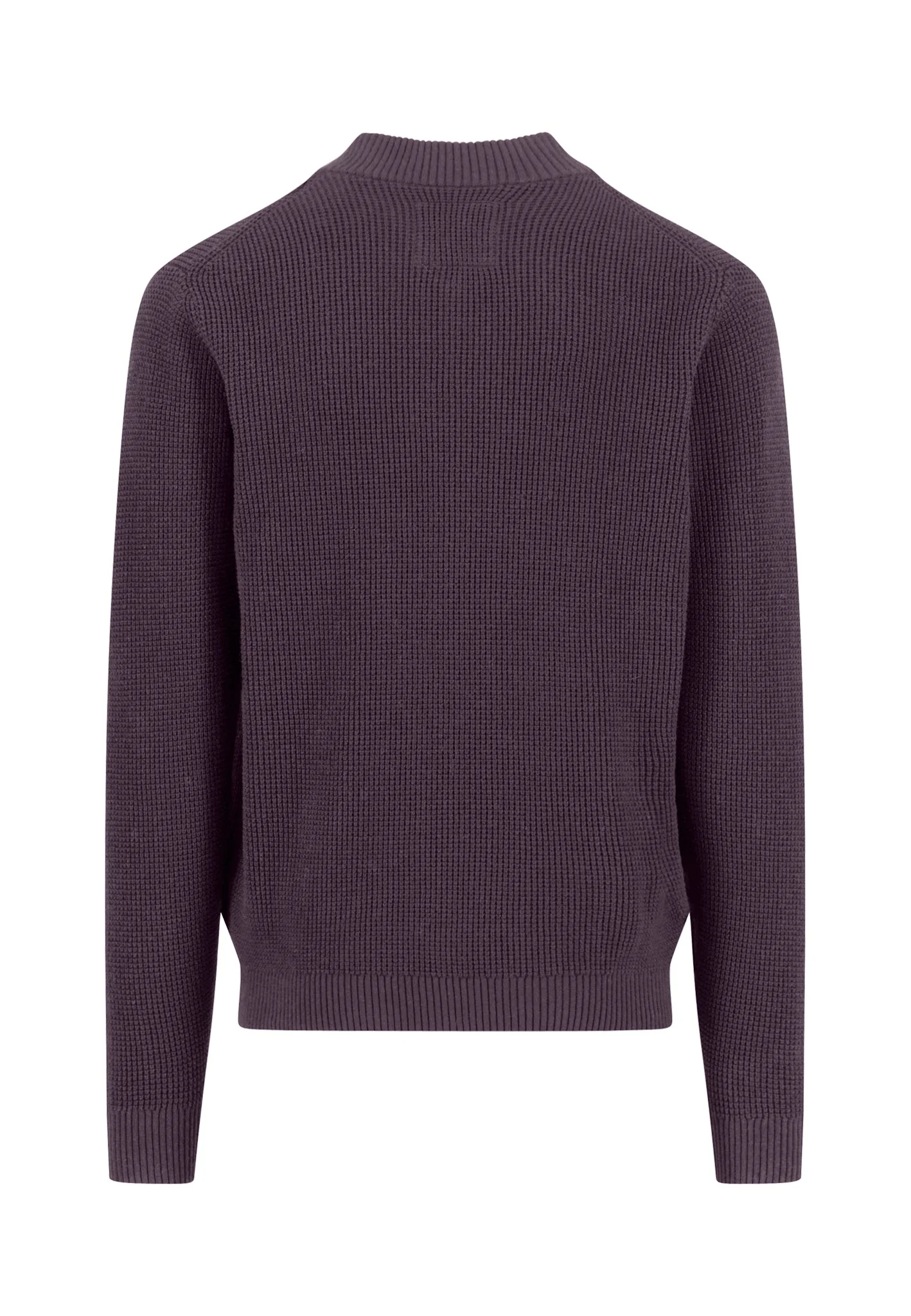 Strickjacke aus Baumwolle mit Reißverschluss und Struktur - Image 6