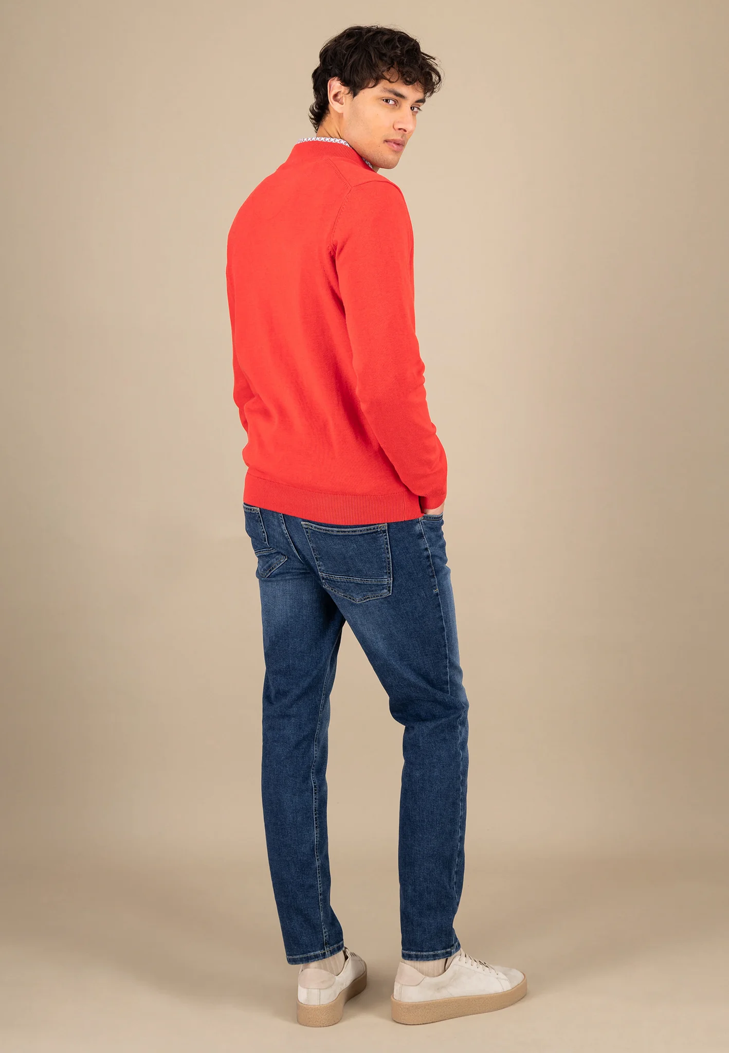 Strickjacke aus Baumwolle mit Stehkragen - Image 15
