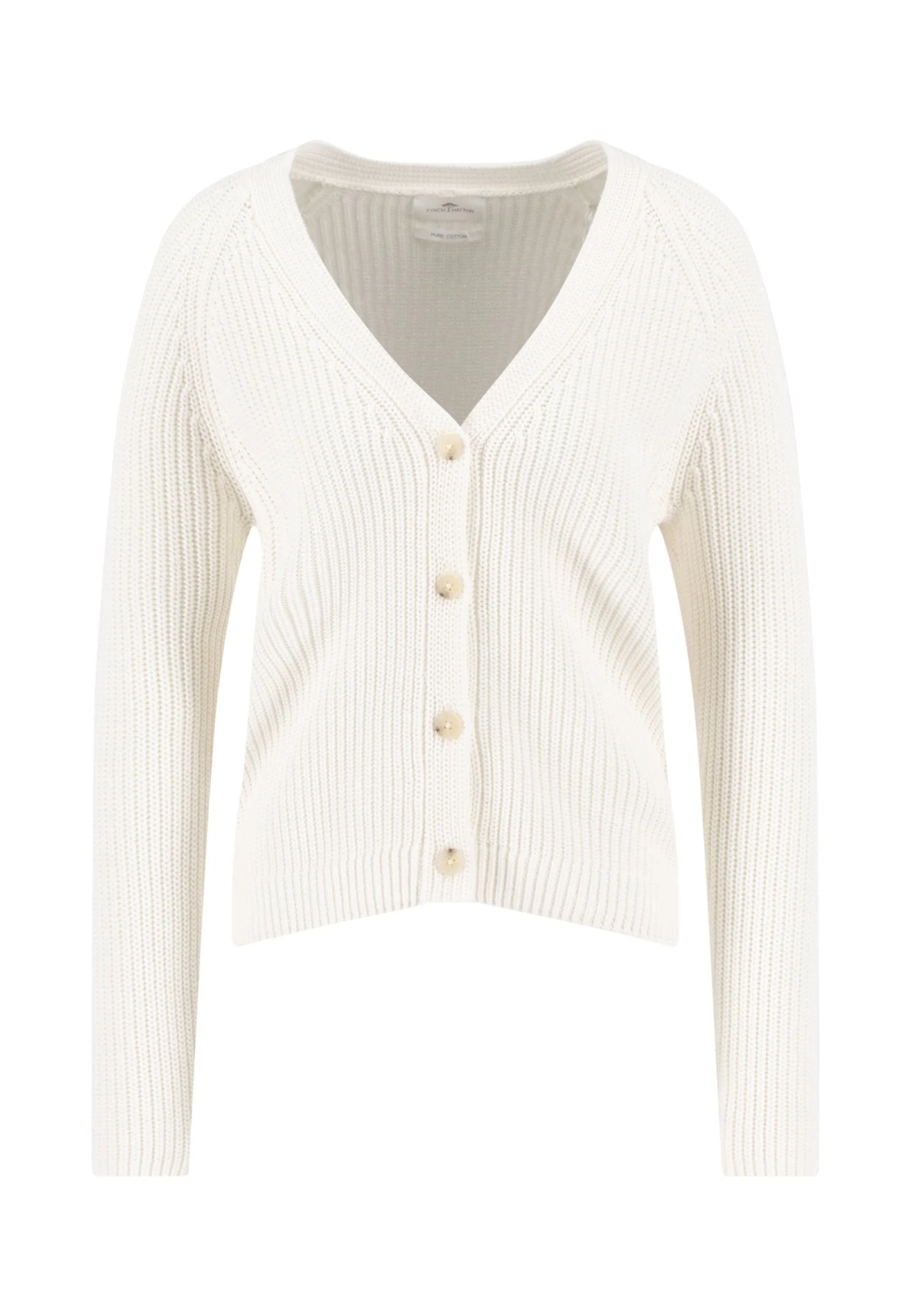 Strickjacke aus Baumwolle mit V-Ausschnitt und Knopfleiste - Image 25