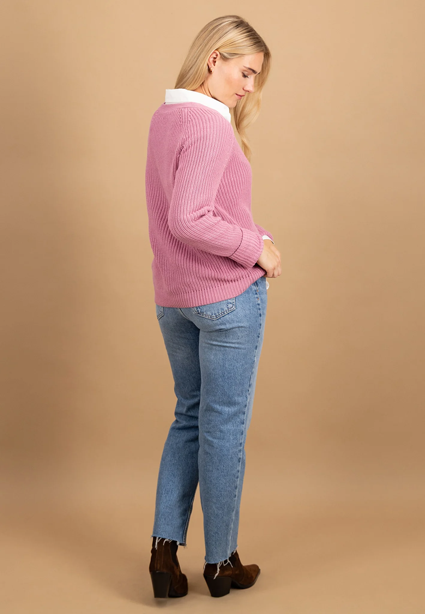 Strickjacke aus Baumwolle mit V-Ausschnitt und Knopfleiste - Image 29