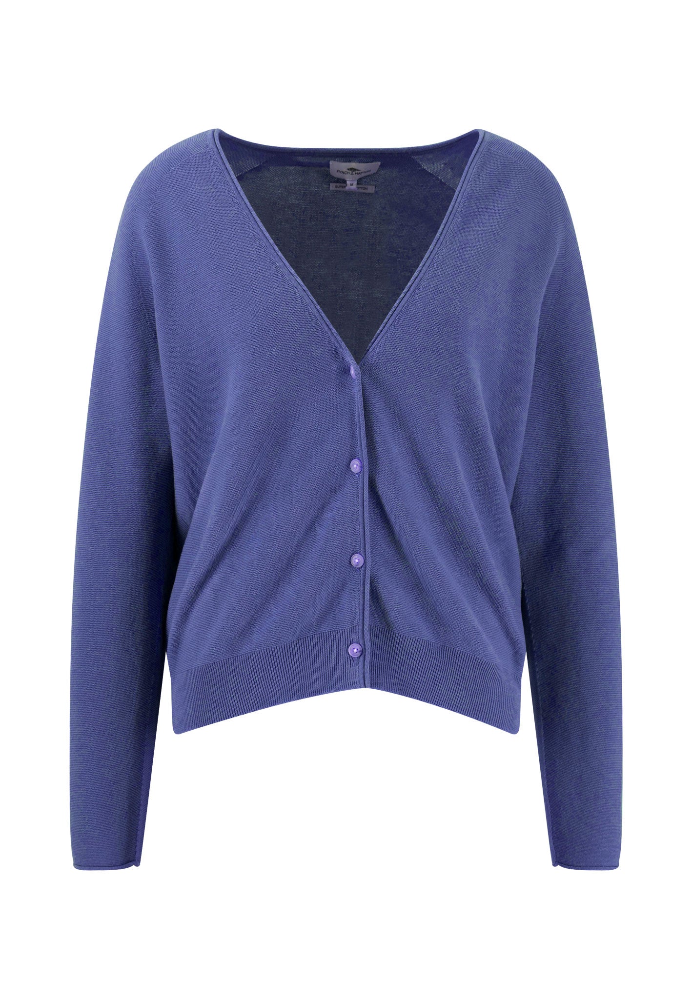 Strickjacke aus Baumwolle mit V-Ausschnitt und Knopfleiste - Image 5