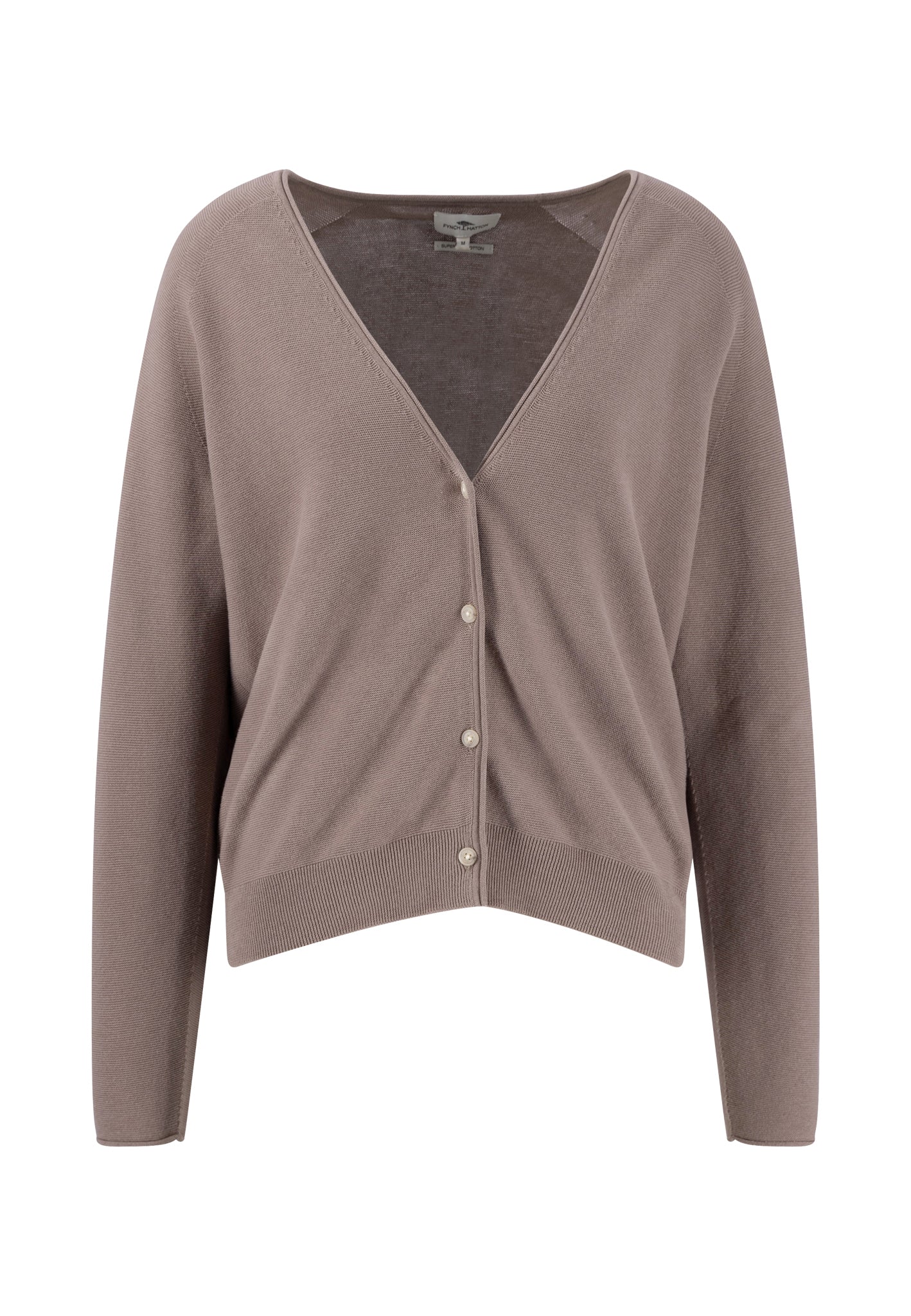 Strickjacke aus Baumwolle mit V-Ausschnitt und Knopfleiste - Image 7