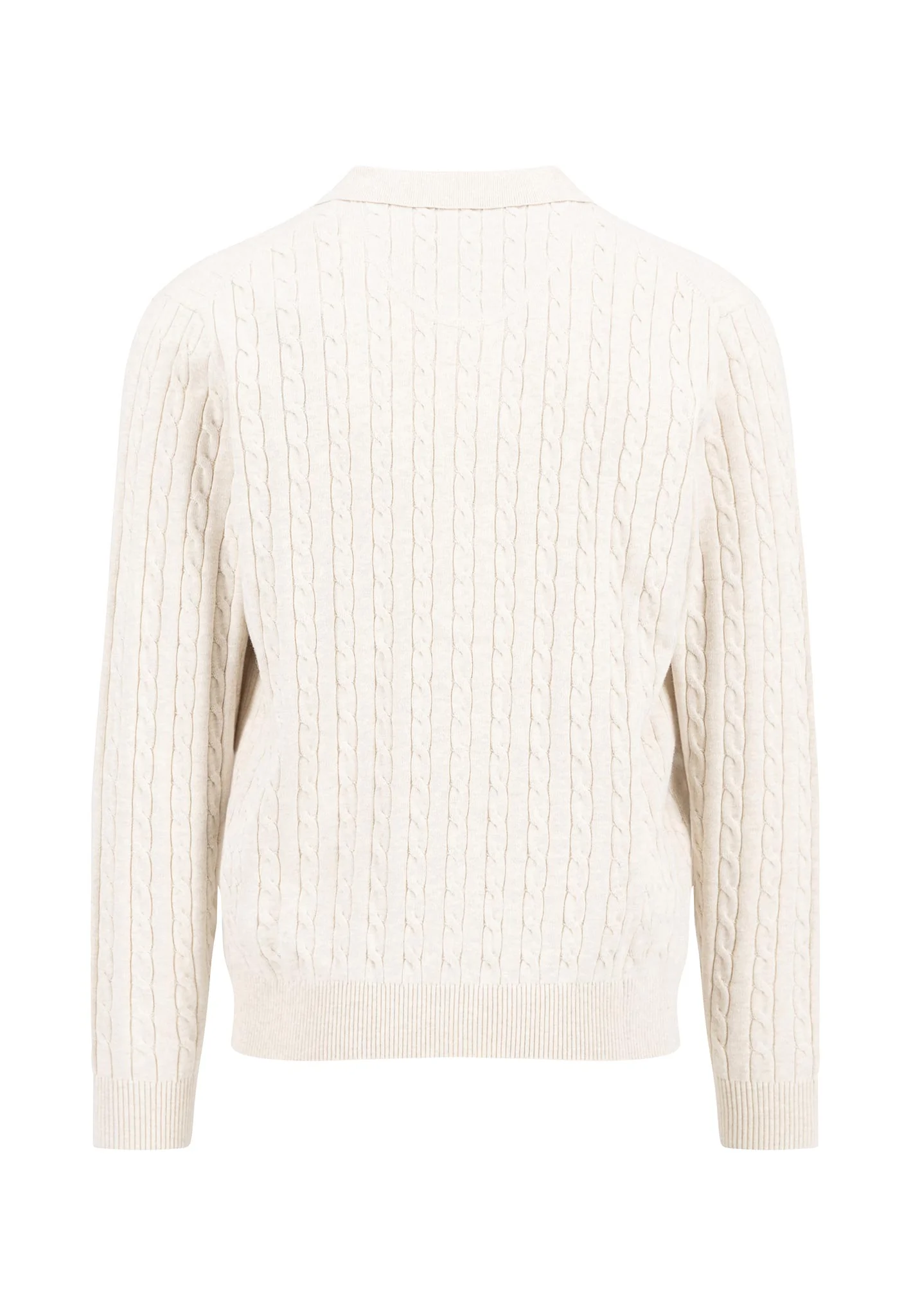 Strickjacke aus Baumwolle mit Zopfmusterung - Image 12