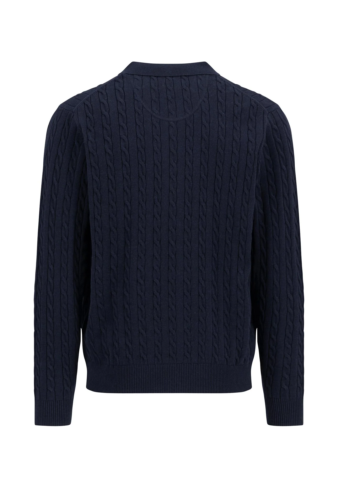 Strickjacke aus Baumwolle mit Zopfmusterung - Image 6