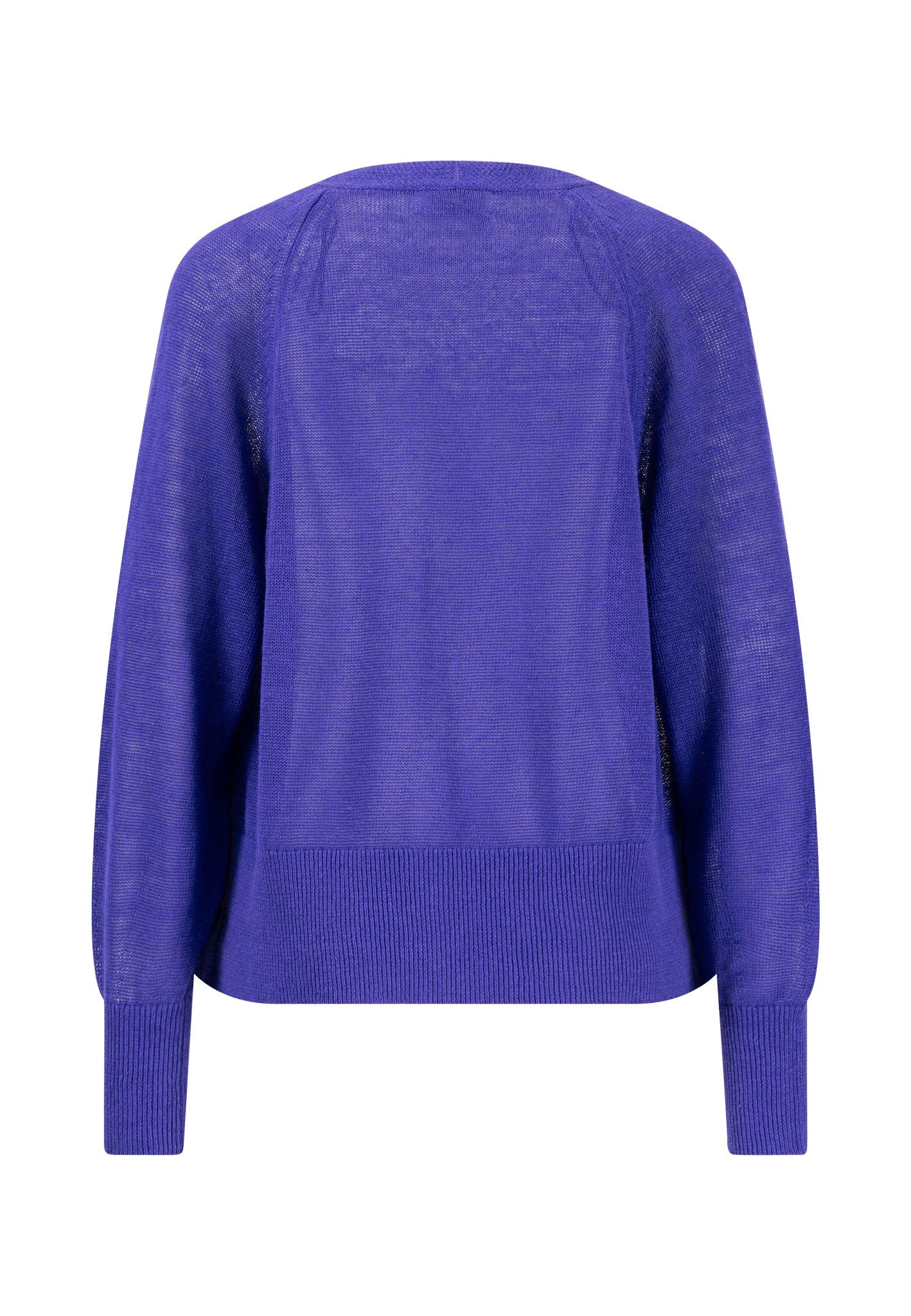 Strickjacke aus Leinen mit Ärmelbündchen - Image 2
