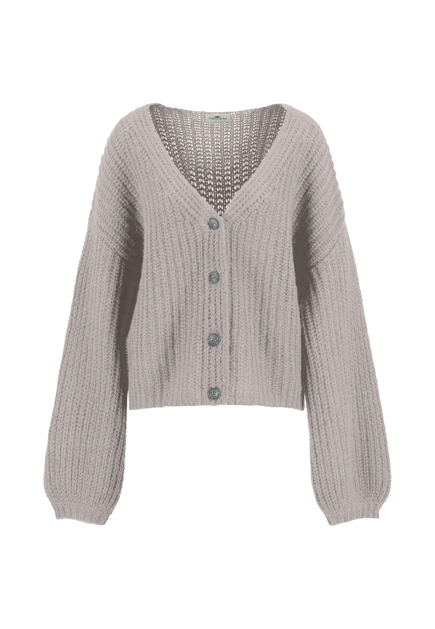 Strickjacke Mohair-Wollmix mit Knöpfen - Image 3