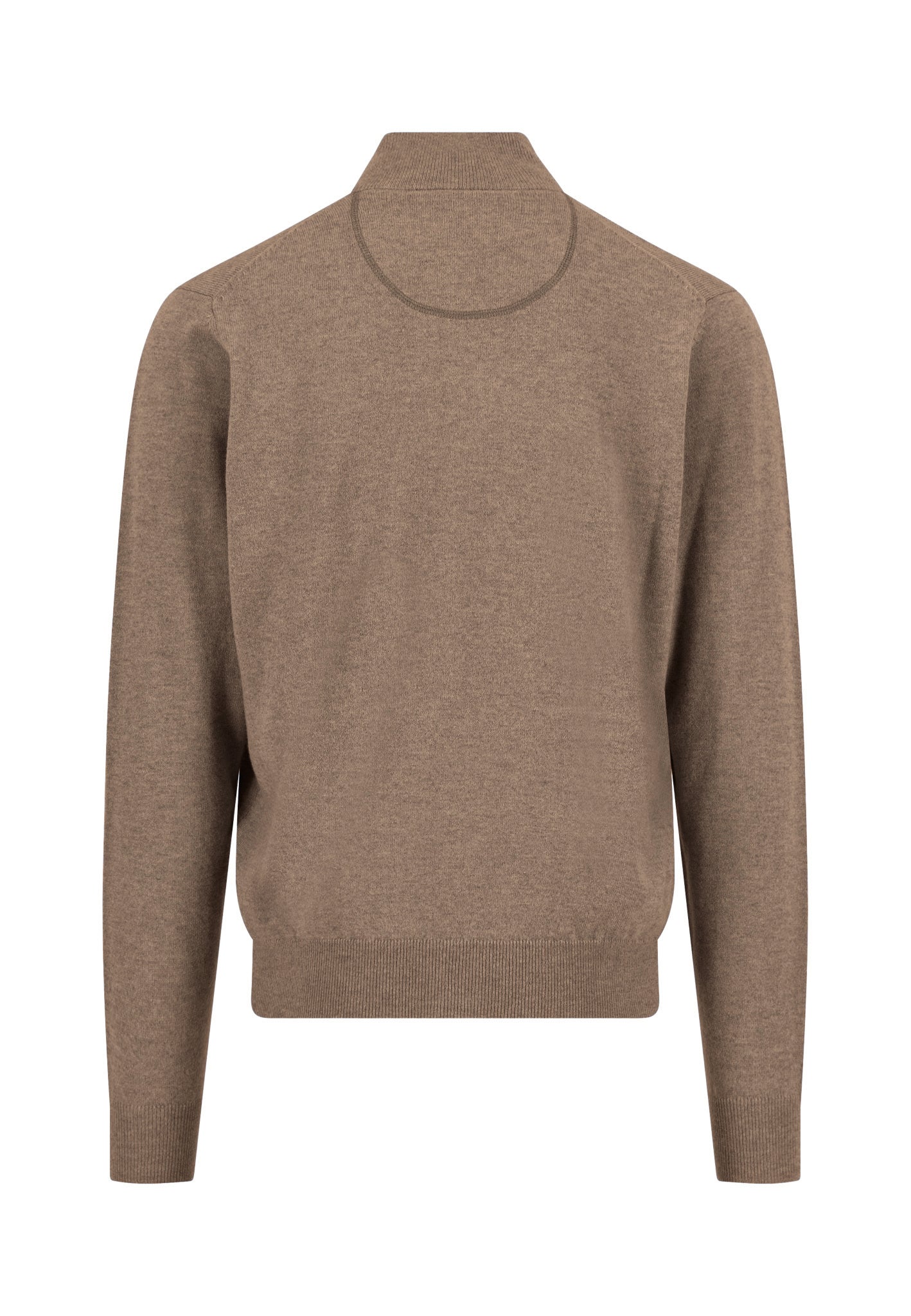 Strickjacke aus reiner Wolle mit Reißverschluss und Stehkragen - Image 10