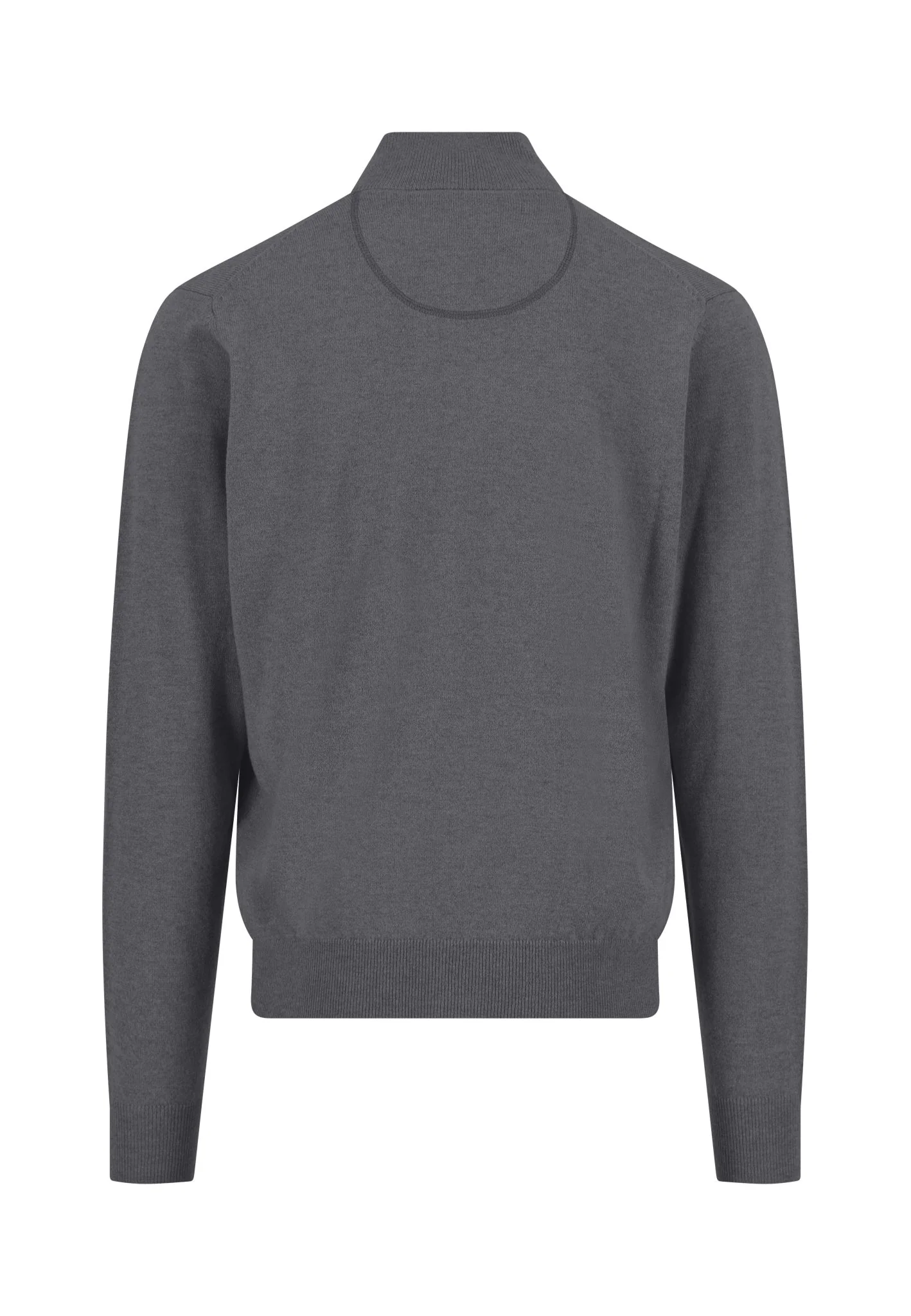 Strickjacke aus reiner Wolle mit Reißverschluss und Stehkragen - Image 4