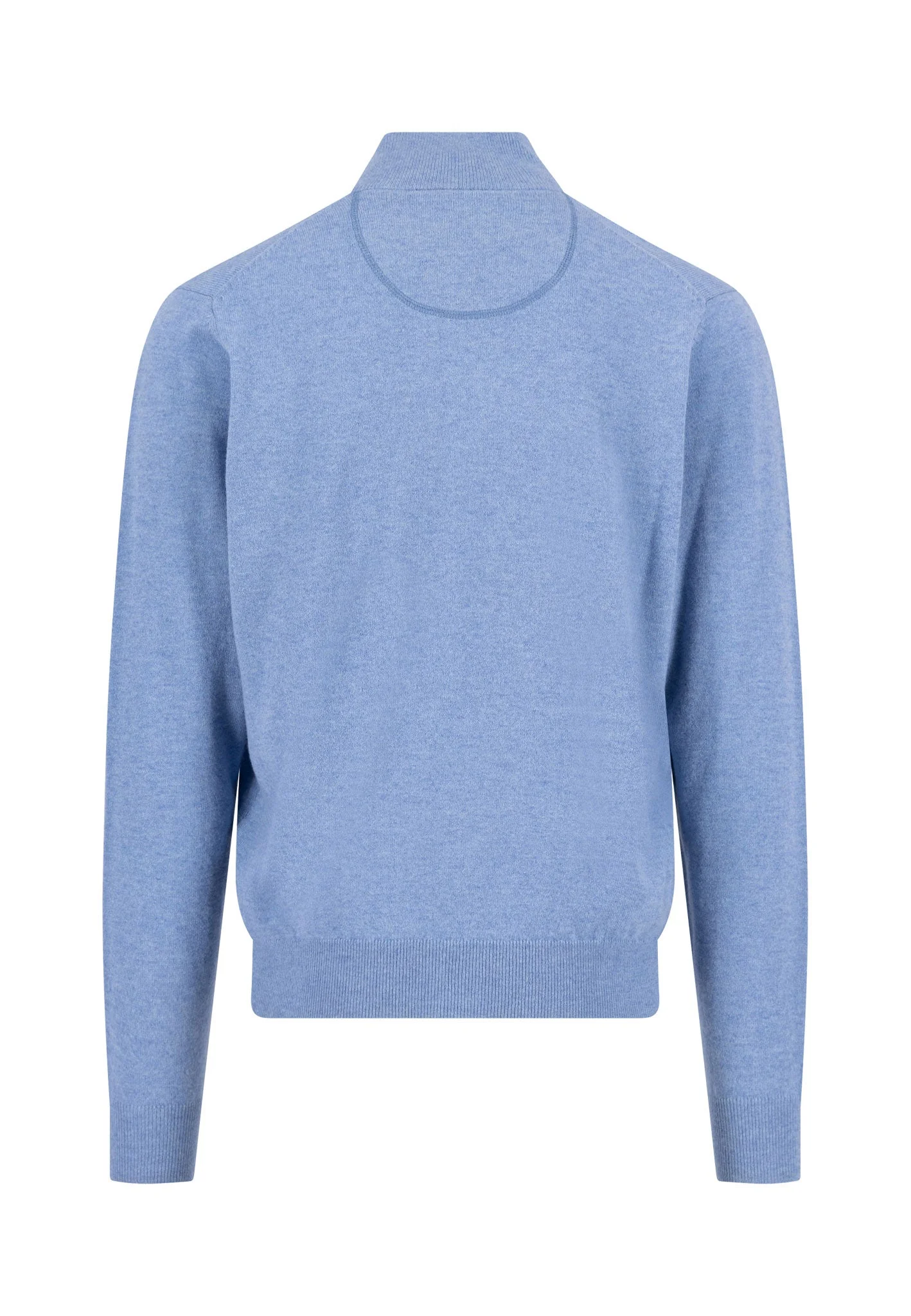 Strickjacke aus reiner Wolle mit Reißverschluss und Stehkragen - Image 6