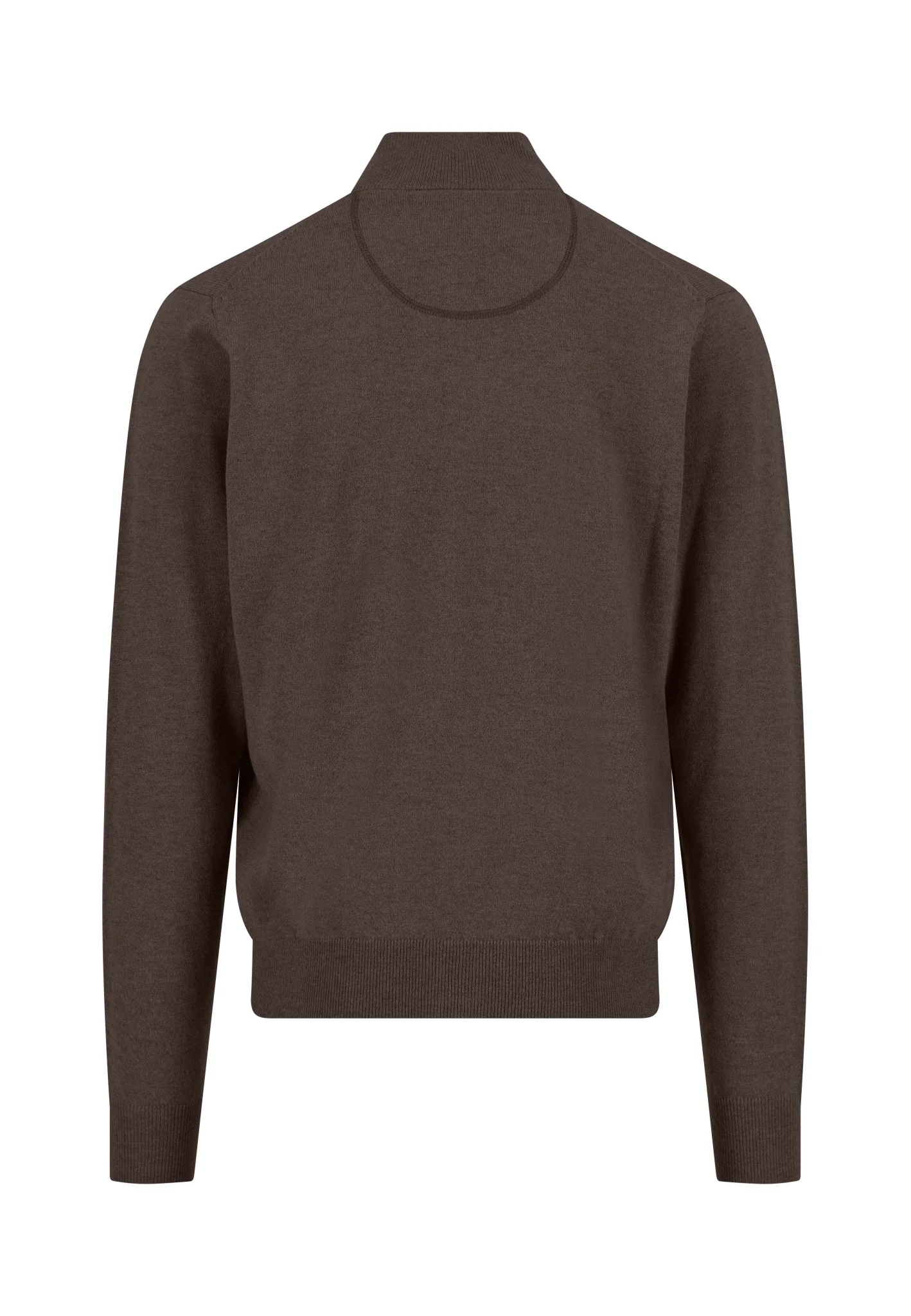 Strickjacke aus reiner Wolle mit Reißverschluss und Stehkragen - Image 8
