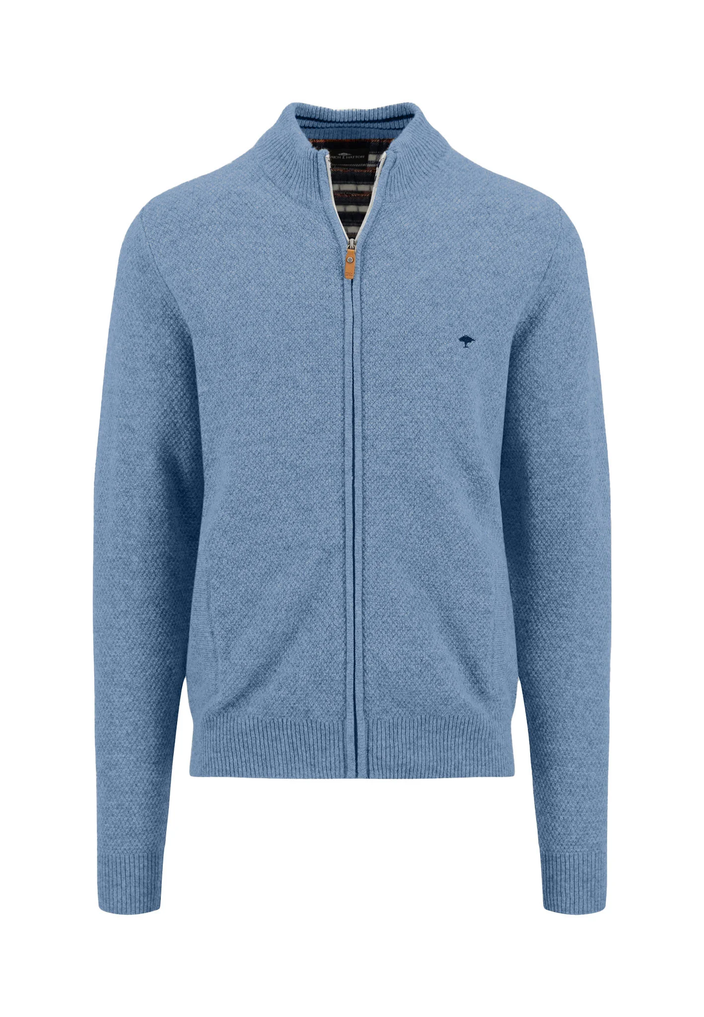 Strickjacke aus Wollmix mit Reißverschluss - Image 5