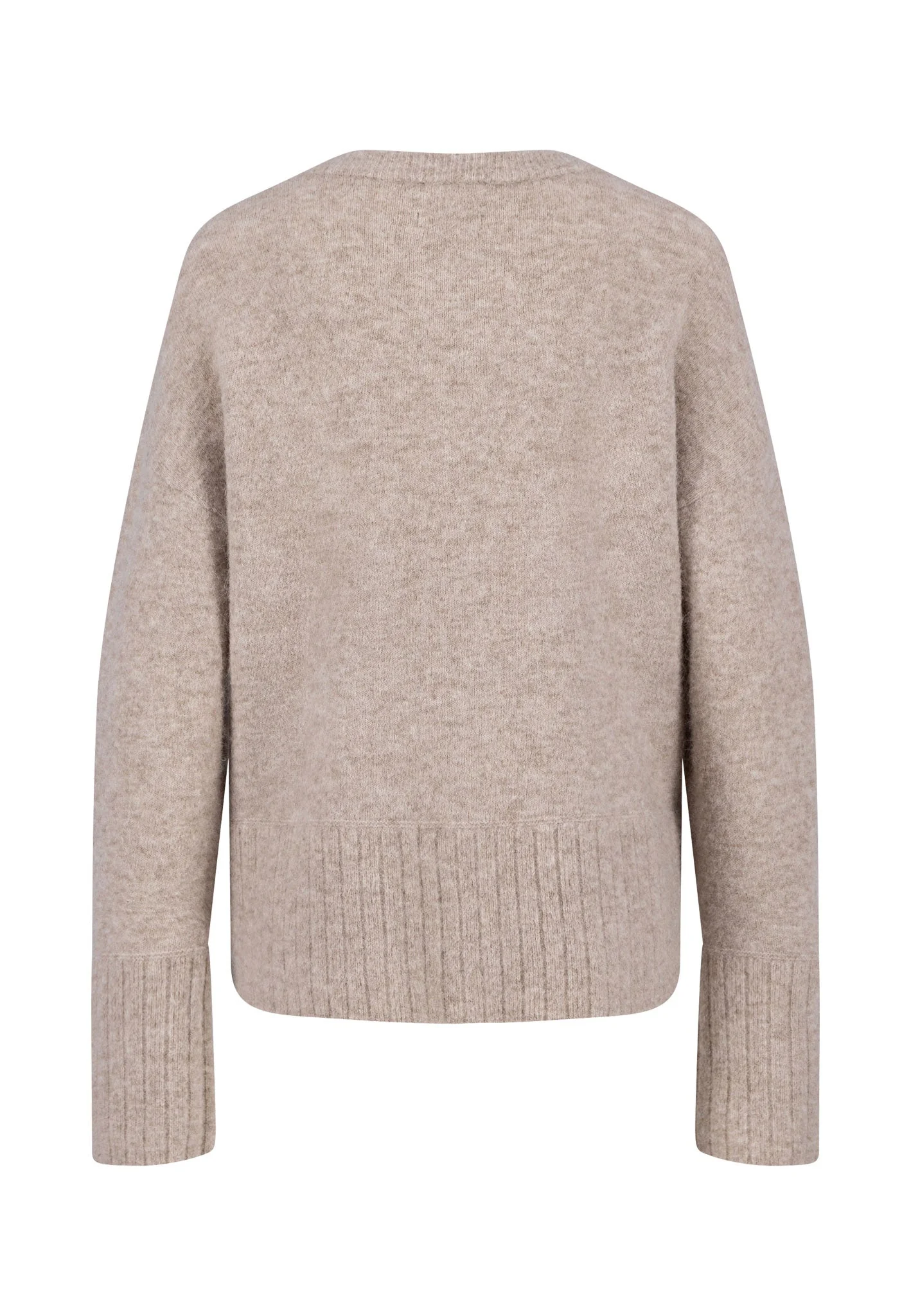 Strickjacke mit Alpaka-Wollmix und Rundhalsausschnitt - Image 5