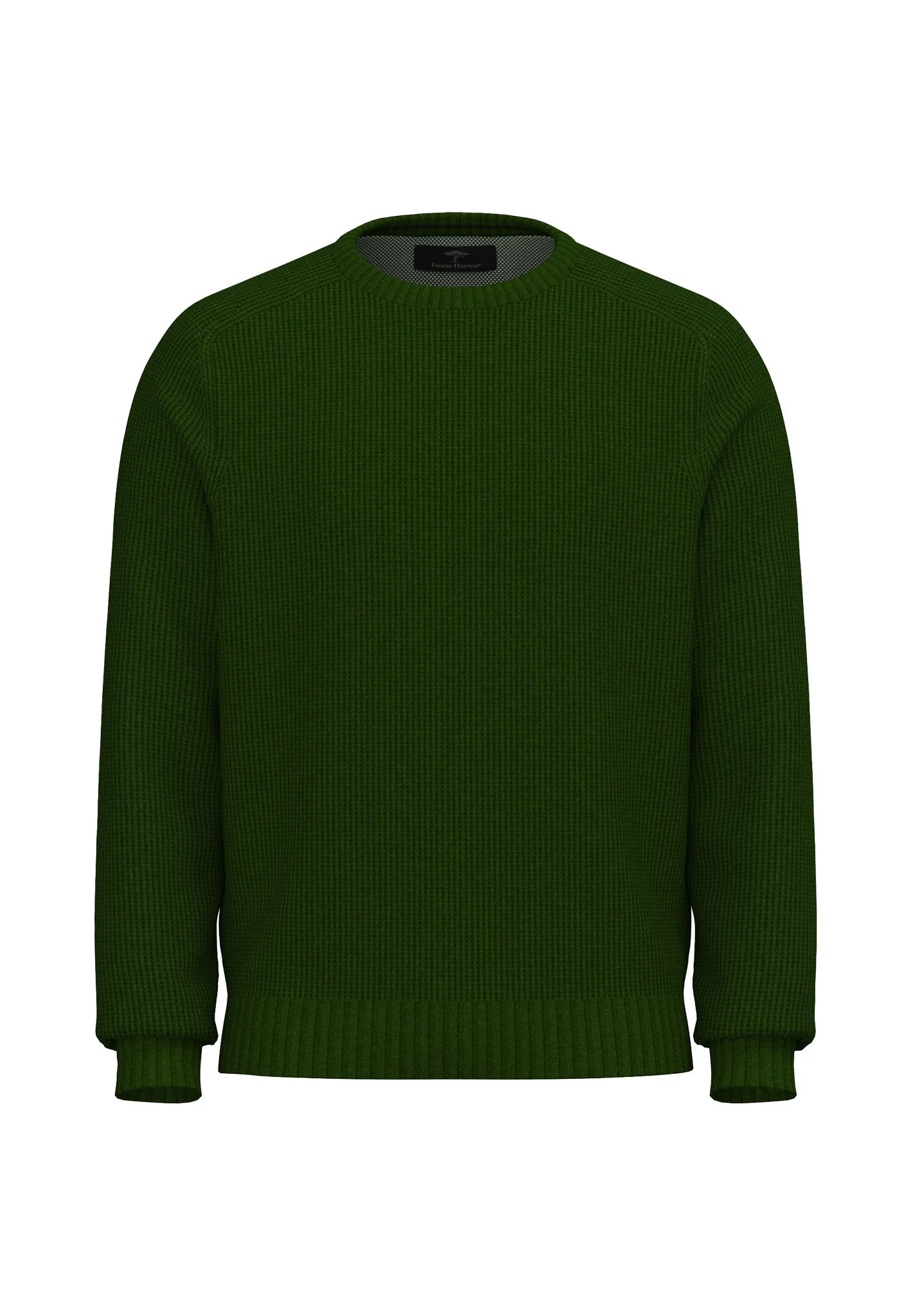 Strickpullover aus Baumwolle mit Strukturmuster und Rundhalsausschnitt - Image 13