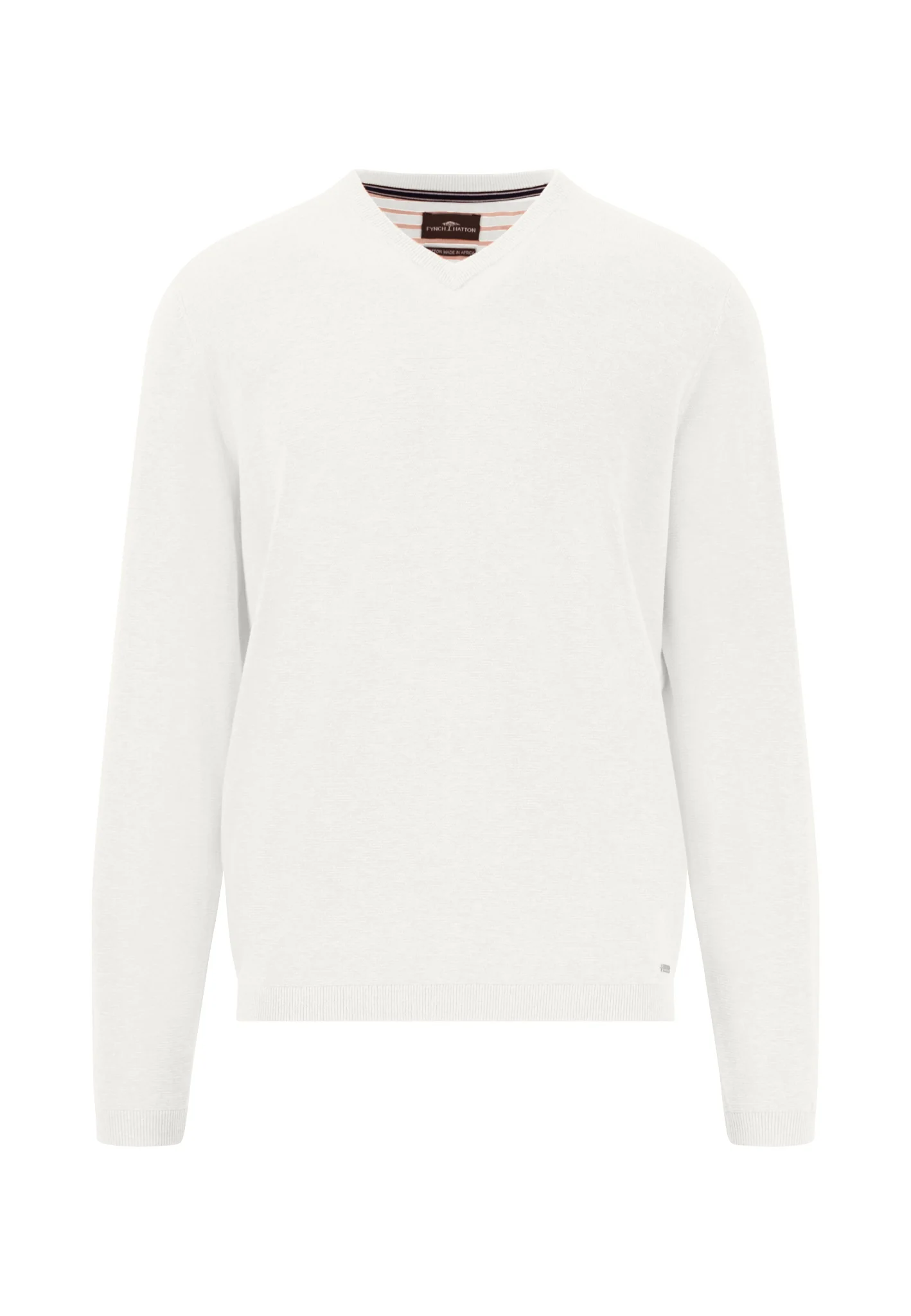 Strickpullover aus Baumwolle mit V-Ausschnitt - AIR COTTON - Image 37