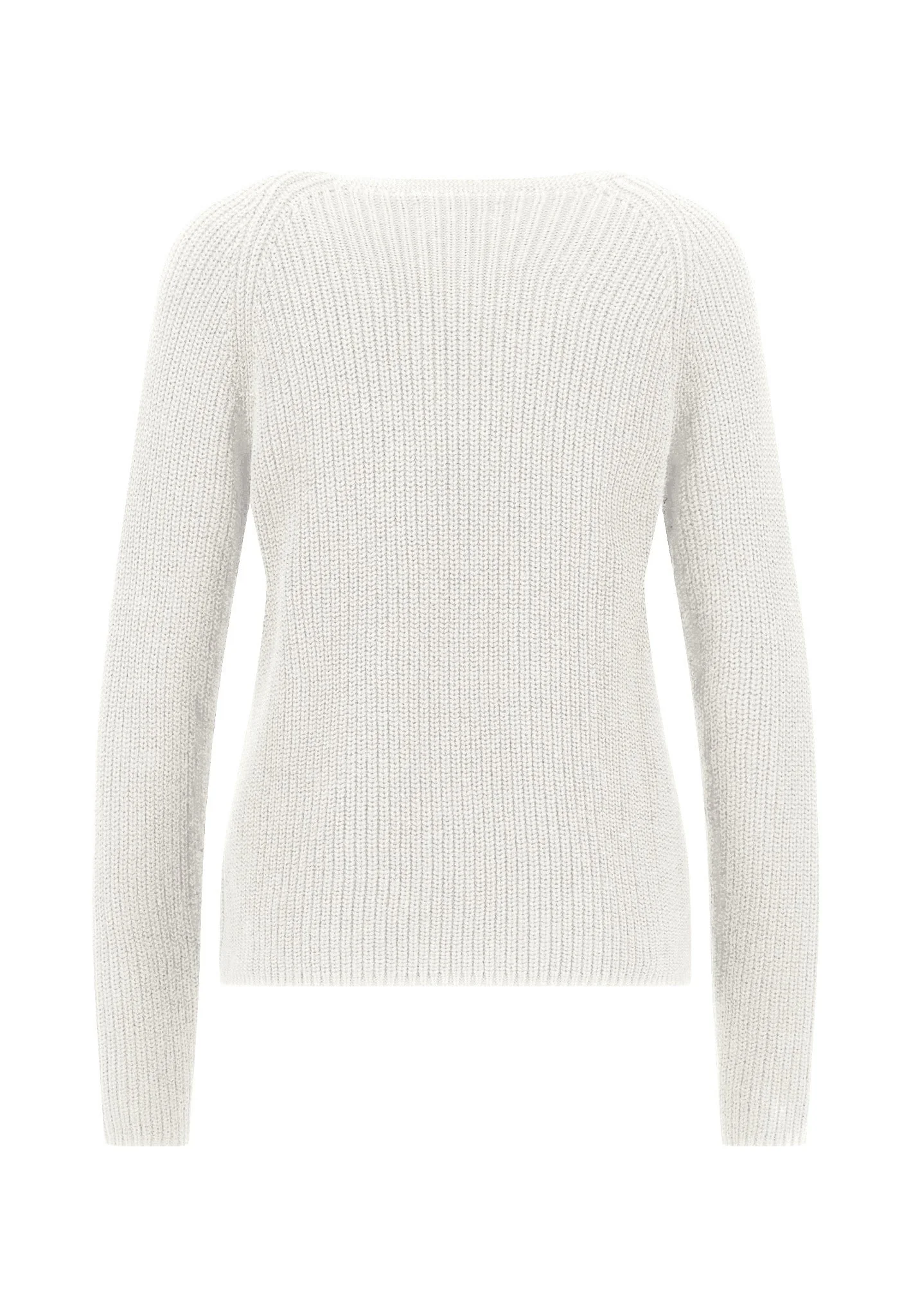 Strickpullover aus Baumwolle mit V-Ausschnitt und Raglanärmeln - Image 10