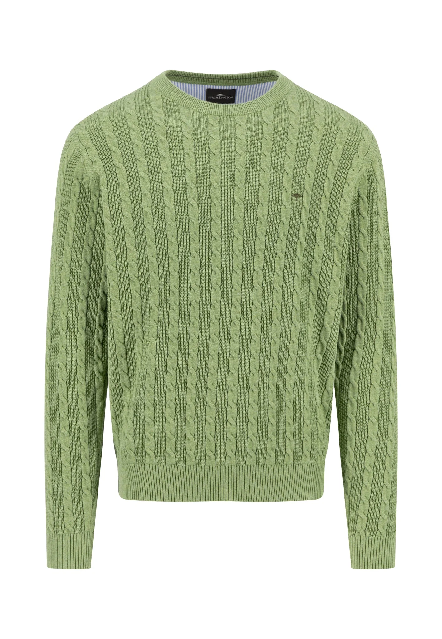 Strickpullover aus Baumwolle mit Zopfmuster - Image 4