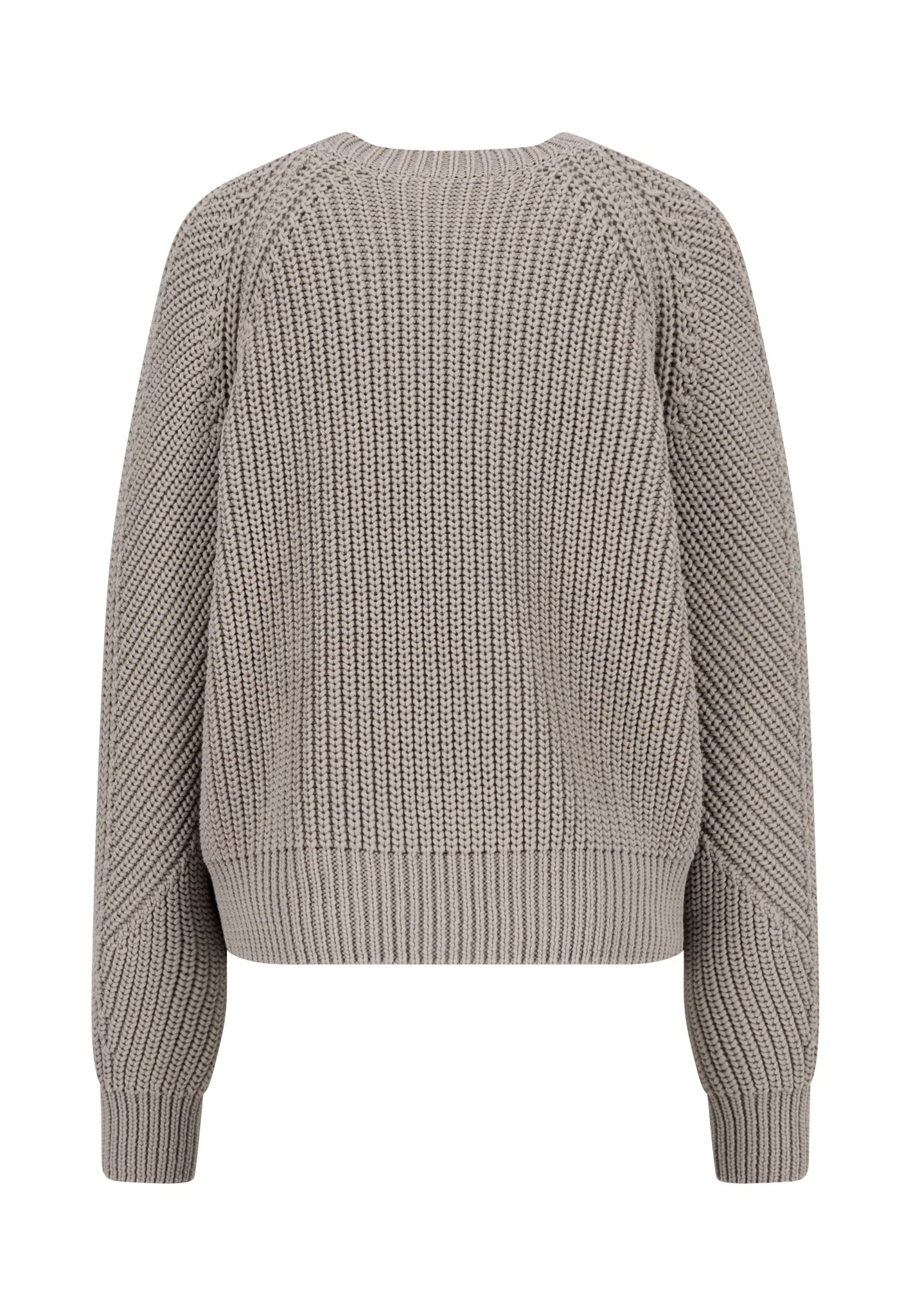 Strickpullover aus Baumwollmix mit Strukturstrick und Rundhalsausschnitt - Image 16
