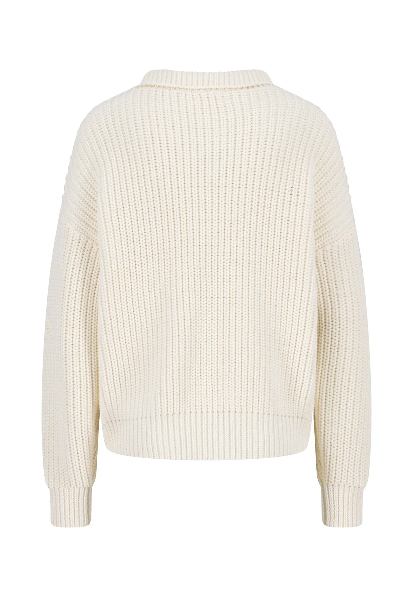 Strickpullover aus Baumwollmix mit Troyer-Kragen - Image 5
