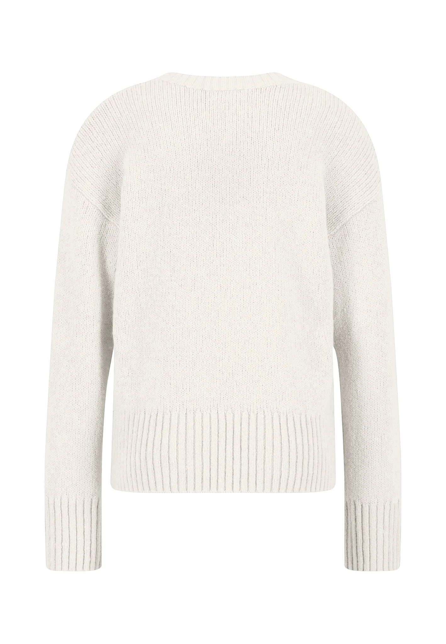 Strickpullover aus Baumwollmix mit V-Ausschnitt - Image 6