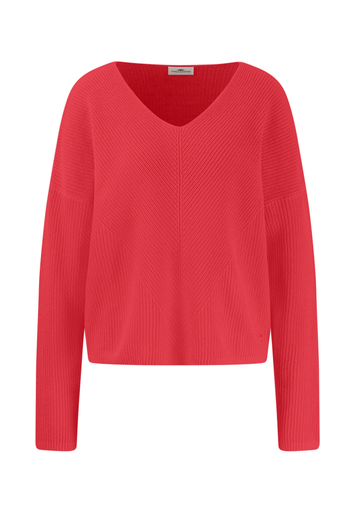 Strickpullover aus Leinen-Mix mit V-Aussschnitt - Image 7