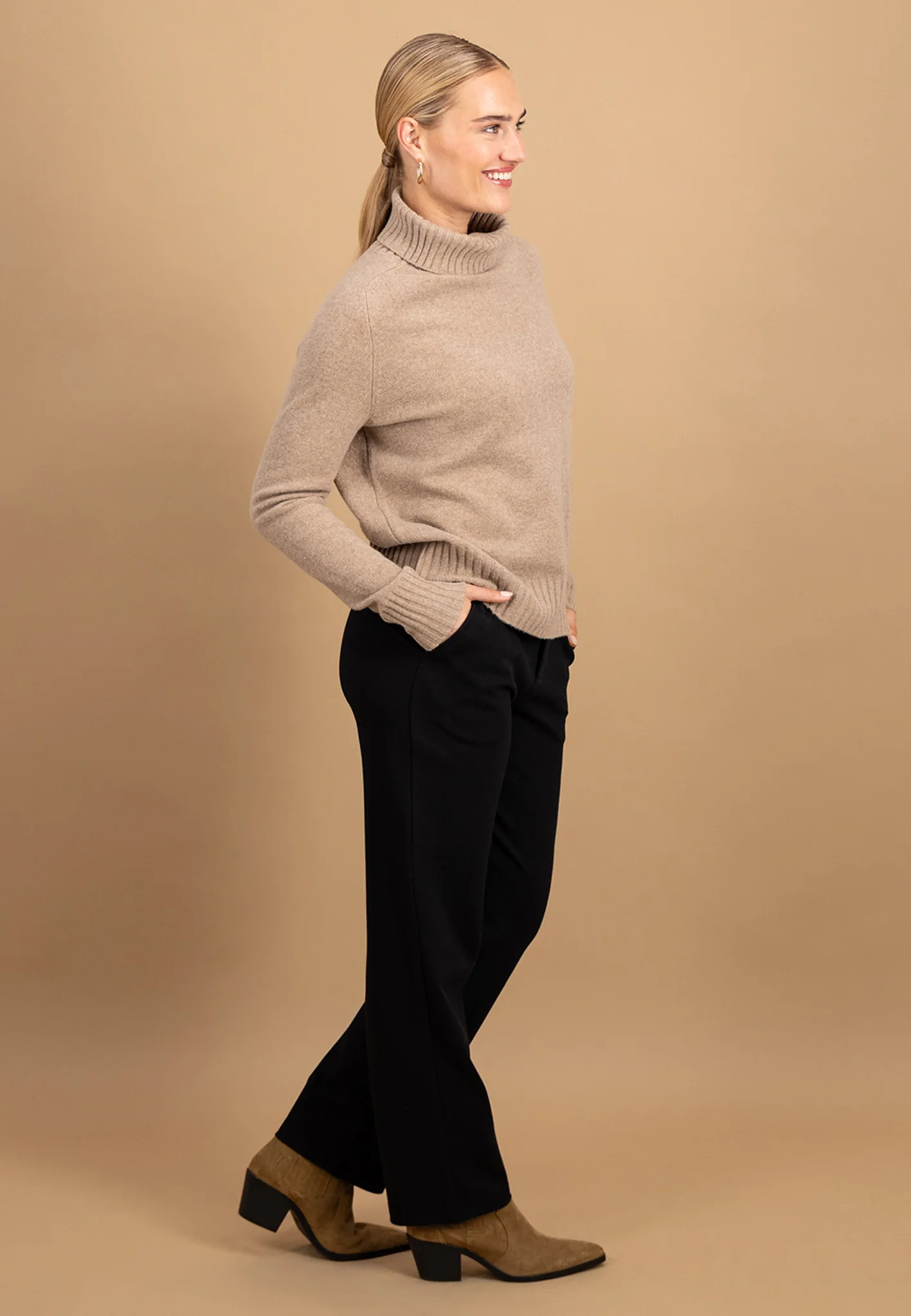 Strickpullover aus Merinowolle mit Rollkragen - Image 10