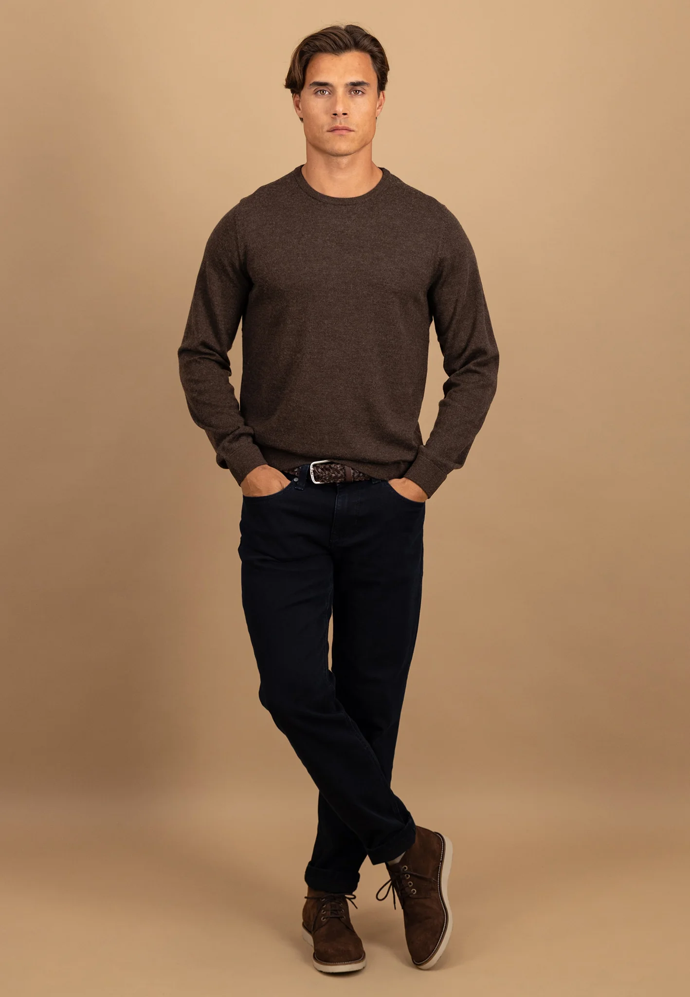 Strickpullover aus reiner Wolle mit Rundhalsausschnitt - Image 10