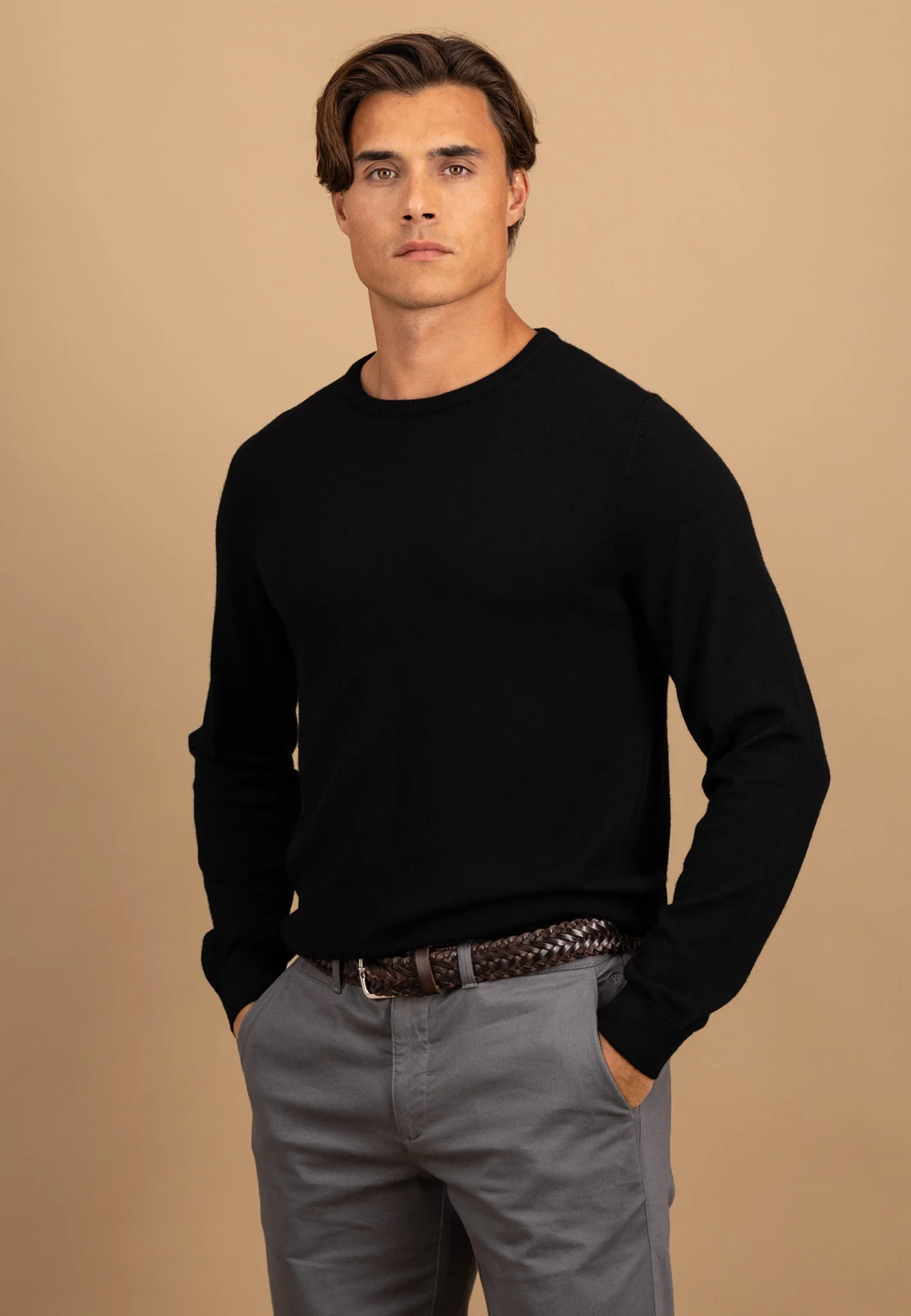 Strickpullover aus reiner Wolle mit Rundhalsausschnitt - Image 17