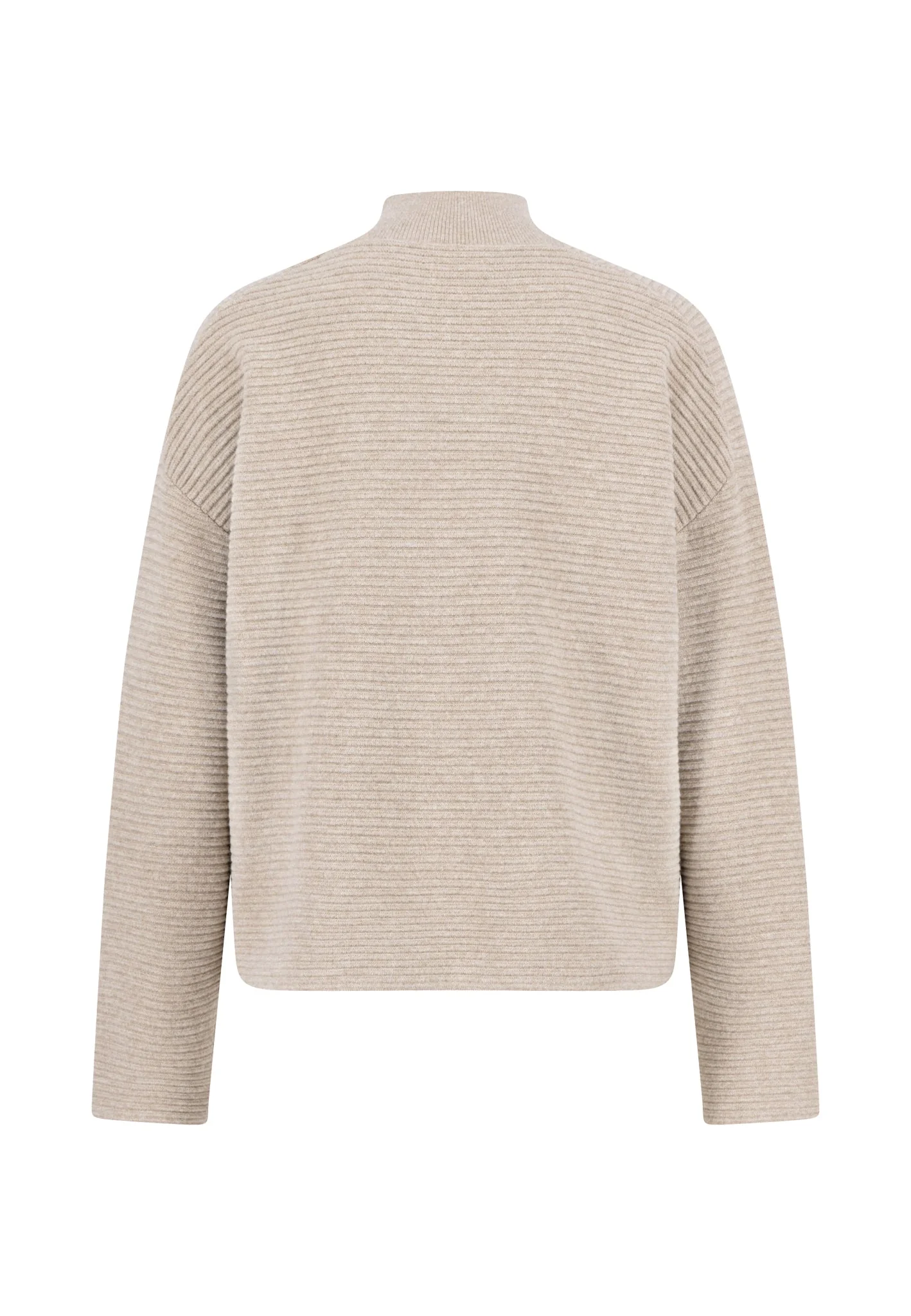 Strickpullover aus Woll-Kaschmir-Mix mit Strukturmuster - Image 10