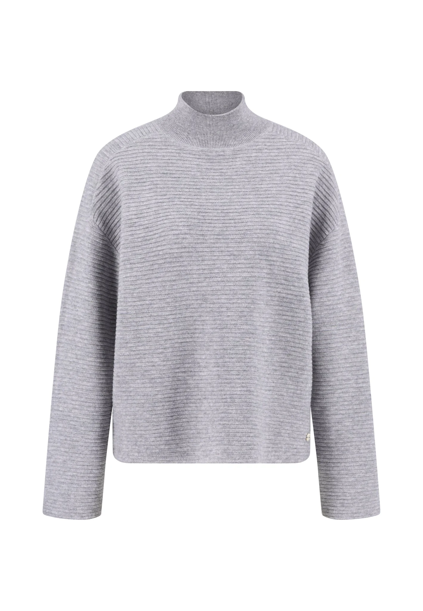 Strickpullover aus Woll-Kaschmir-Mix mit Strukturmuster - Image 5