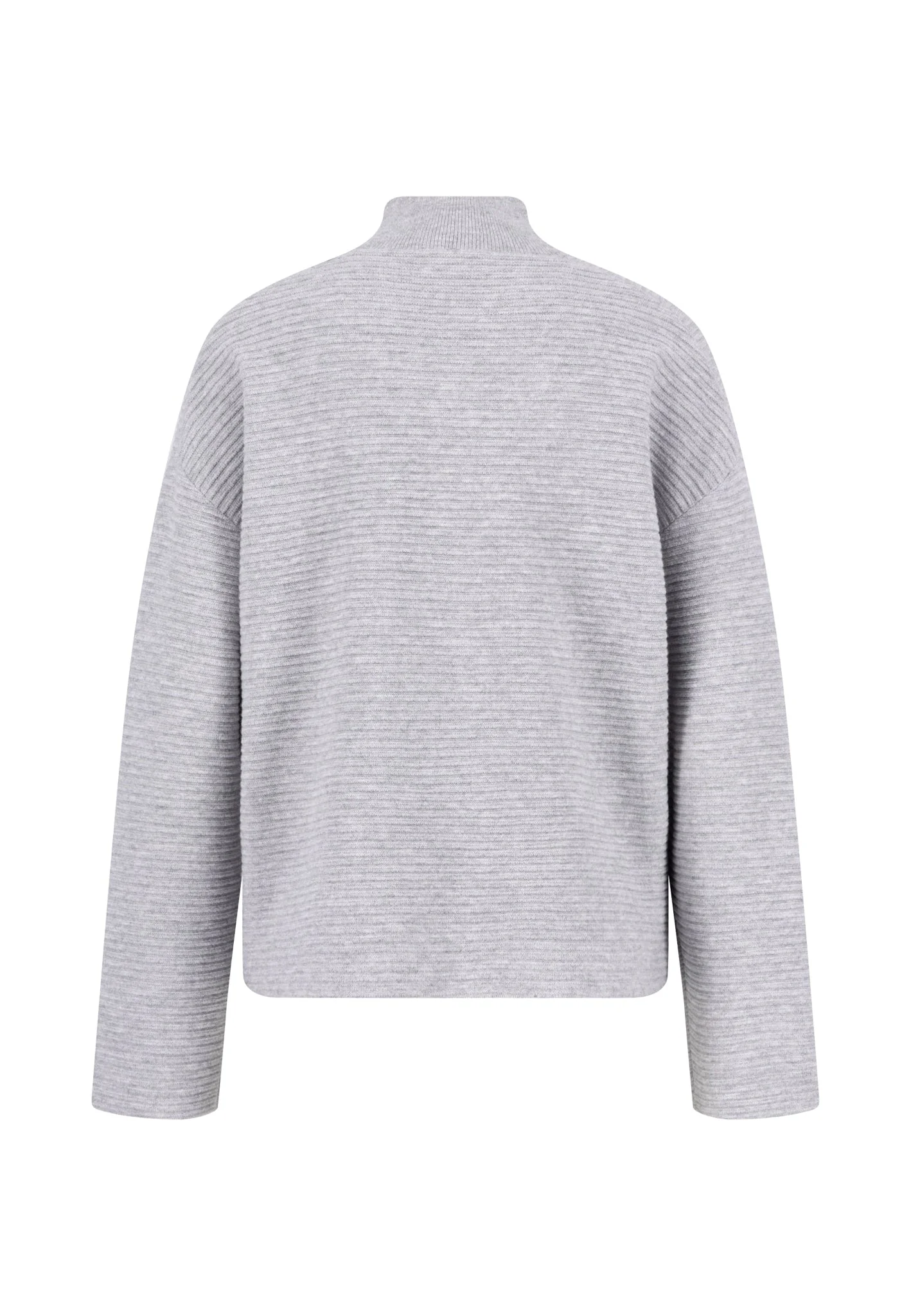 Strickpullover aus Woll-Kaschmir-Mix mit Strukturmuster - Image 6