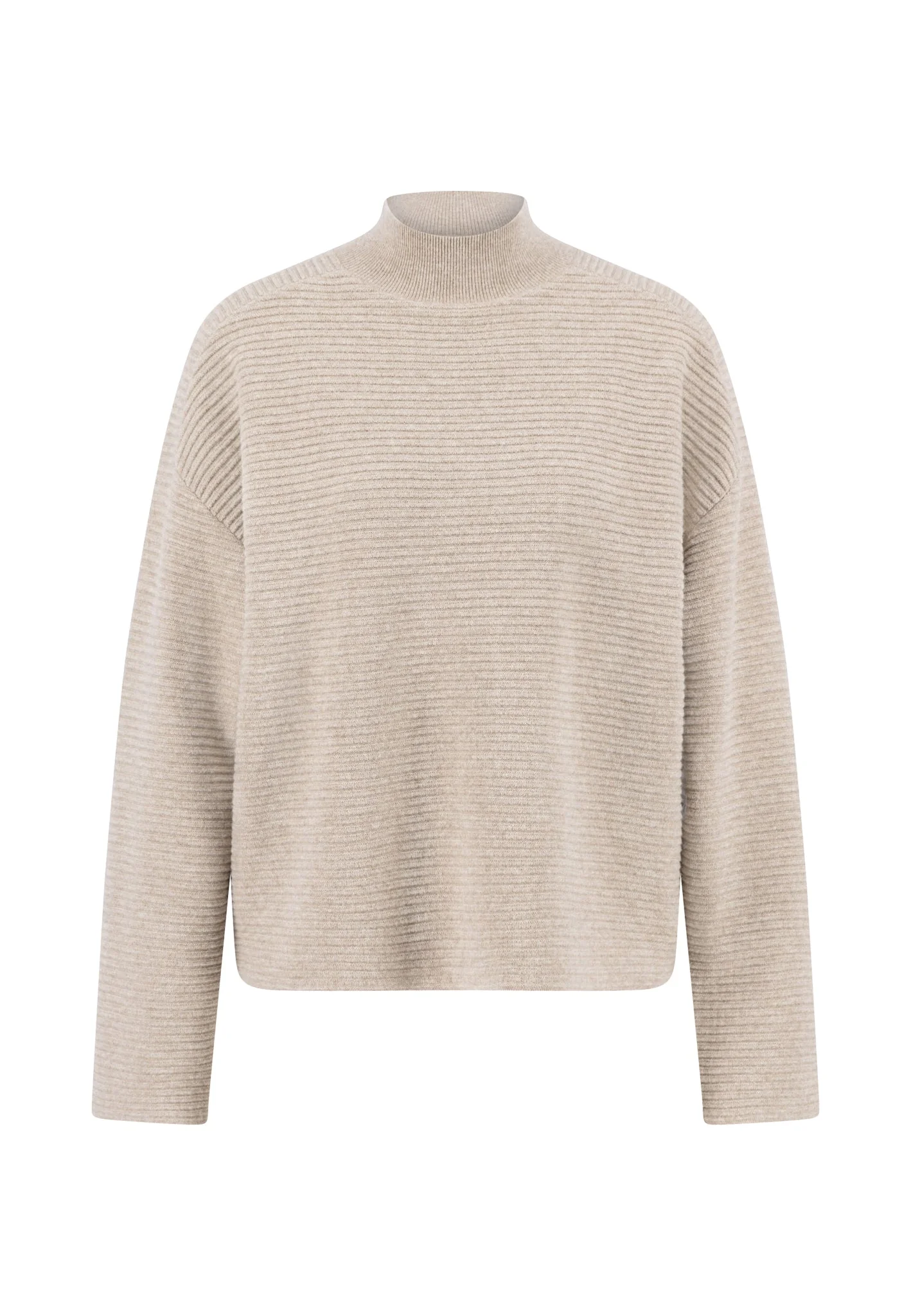 Strickpullover aus Woll-Kaschmir-Mix mit Strukturmuster - Image 9
