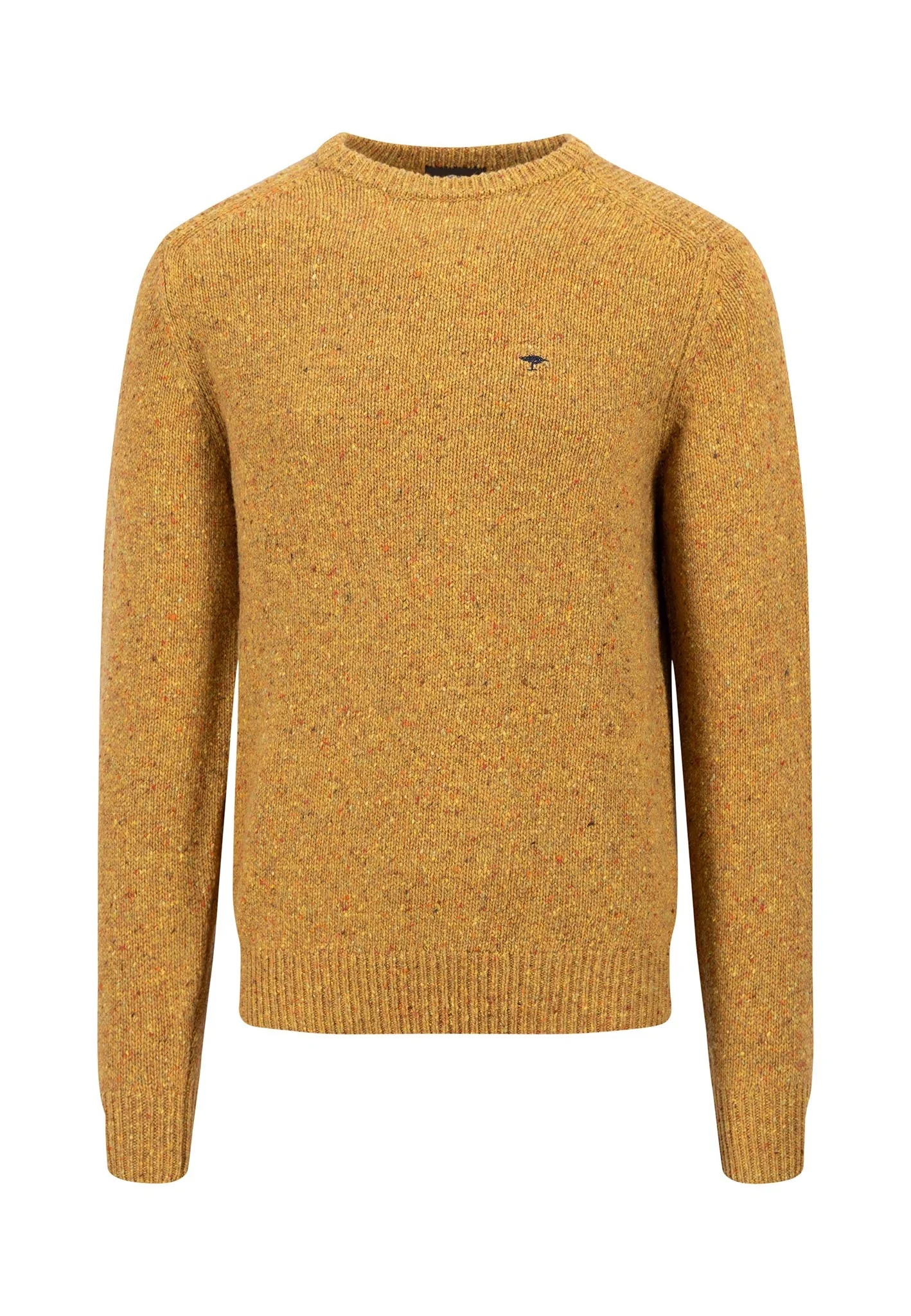 Strickpullover aus Woll-Mix mit Melange-Effekt