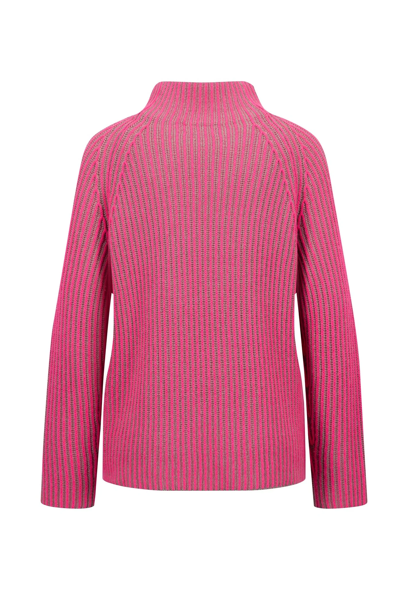 Strickpullover aus Wollmix in Two-Tone-Optik - Image 4
