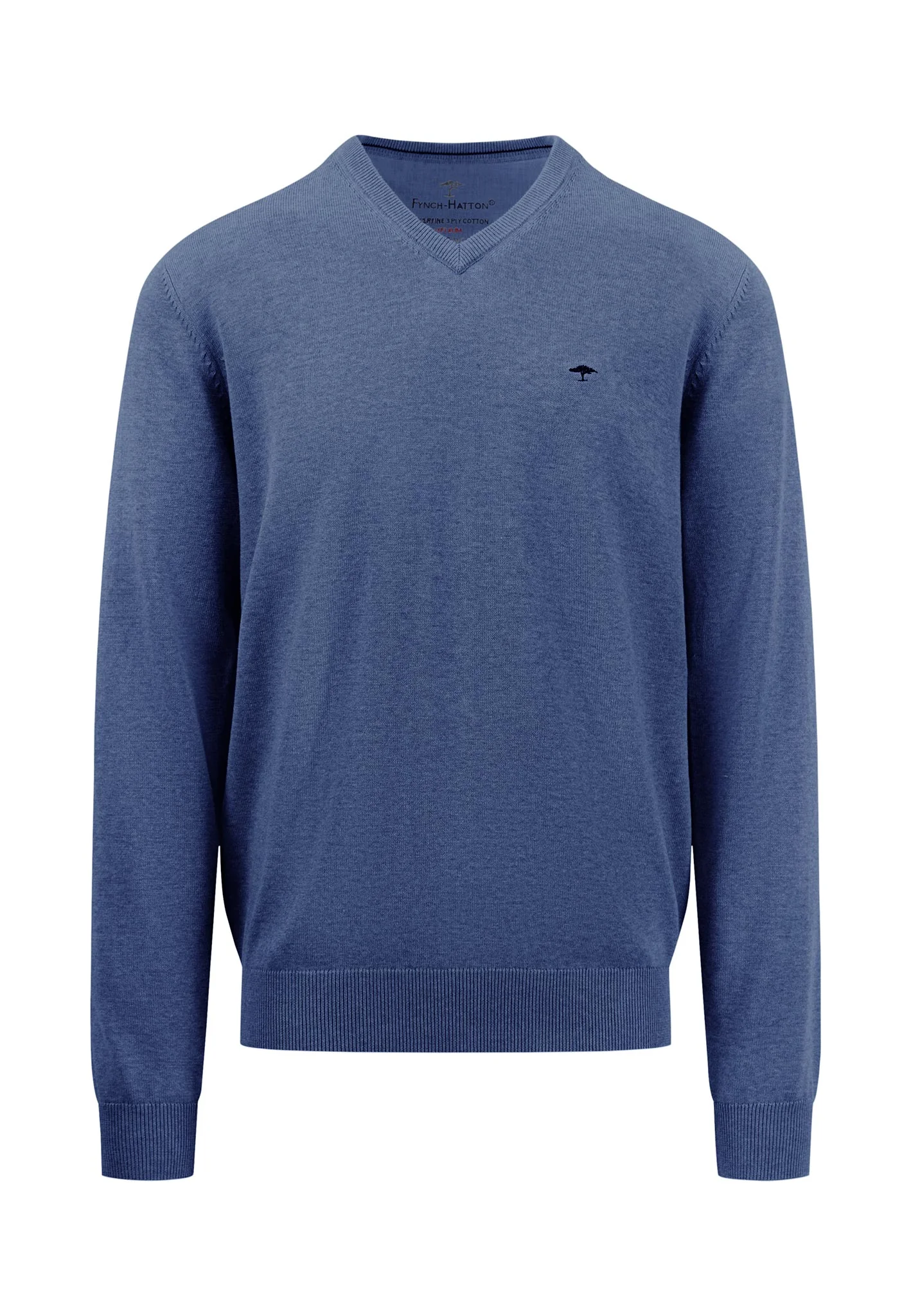 Superfine Cotton | V-Neck Feinstrickpullover - Image 11