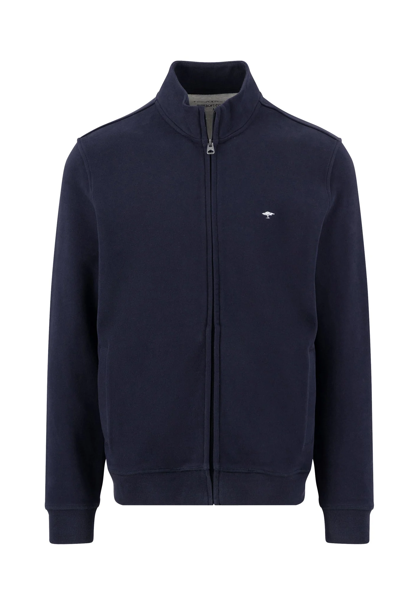 Sweatjacke aus Baumwolle mit Stehkragen - Image 4