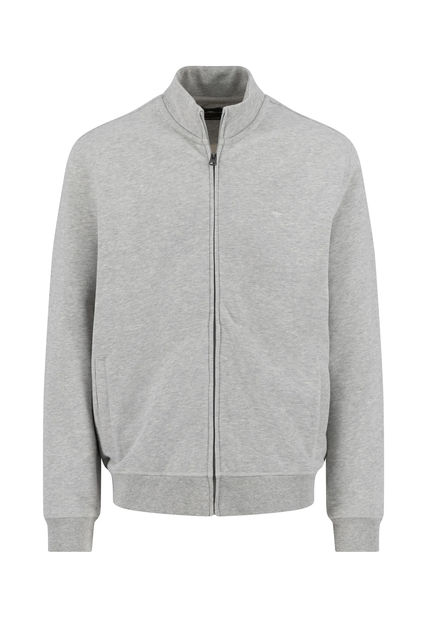 Sweatjacke aus Baumwolle mit Stehkragen - Image 3