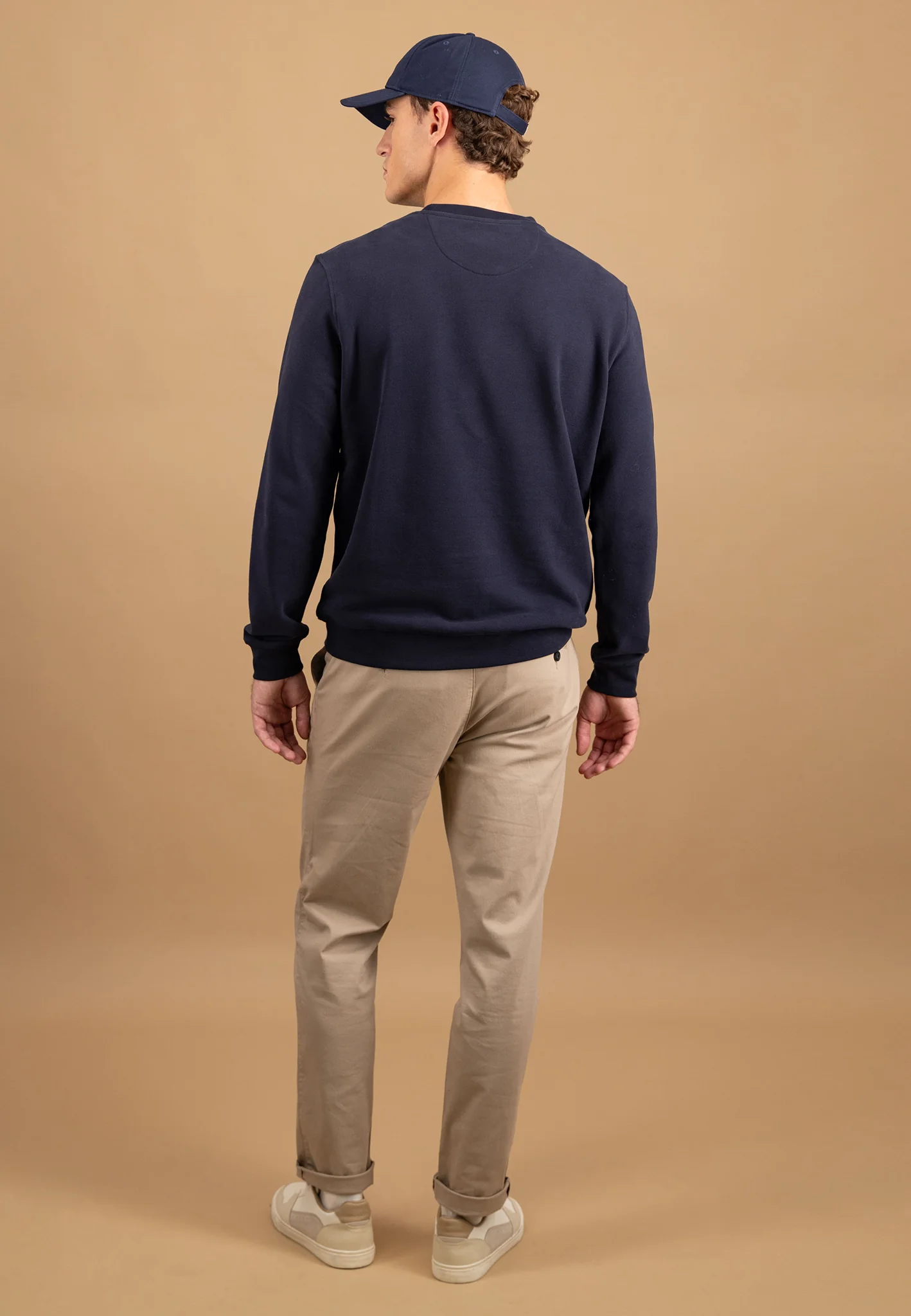 Sweatpullover aus Baumwolle mit Rundhalsausschnitt und Logo-Stickerei - Image 3