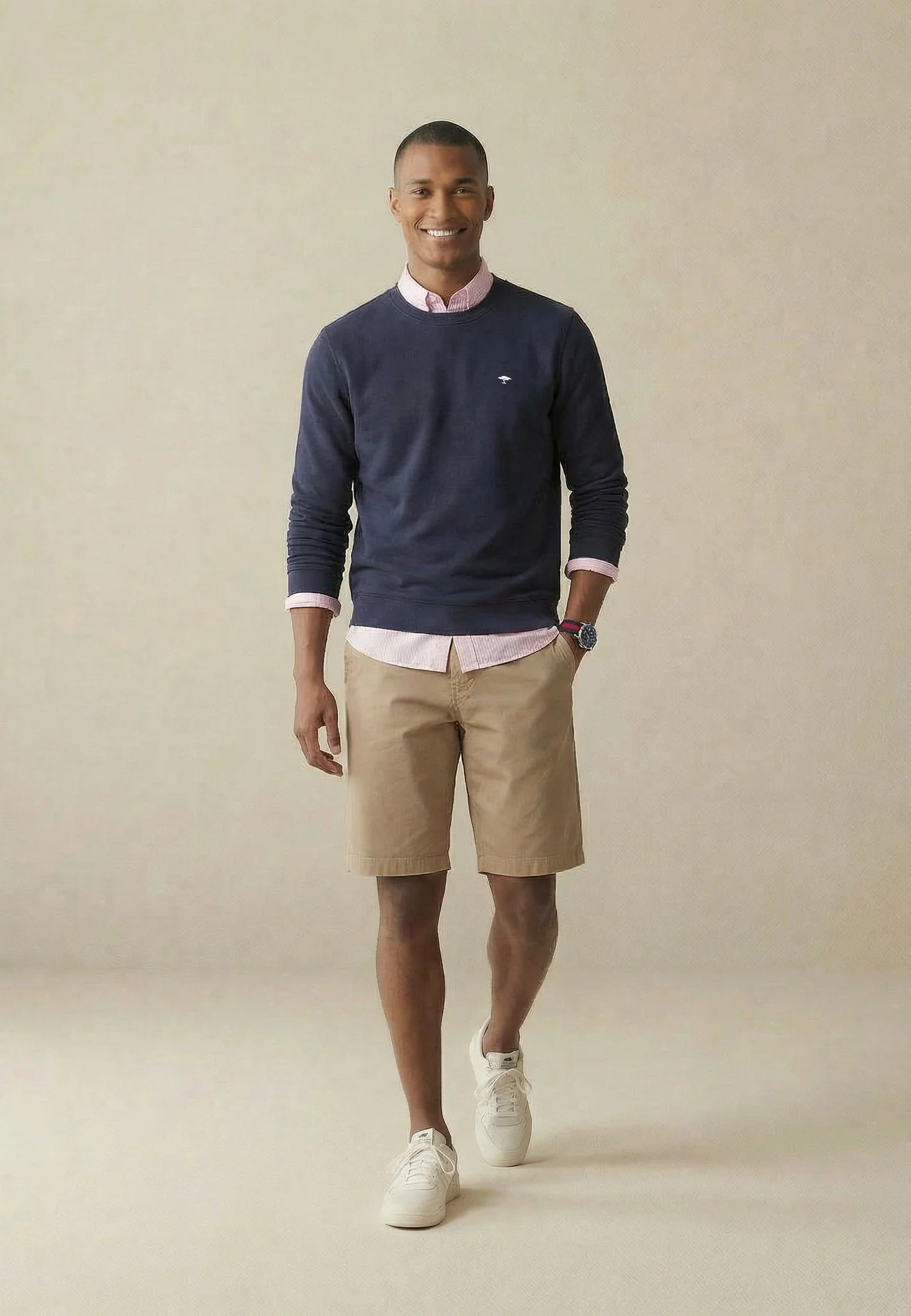 Sweatshirt aus Baumwolle mit Rundhalsausschnitt - Image 3