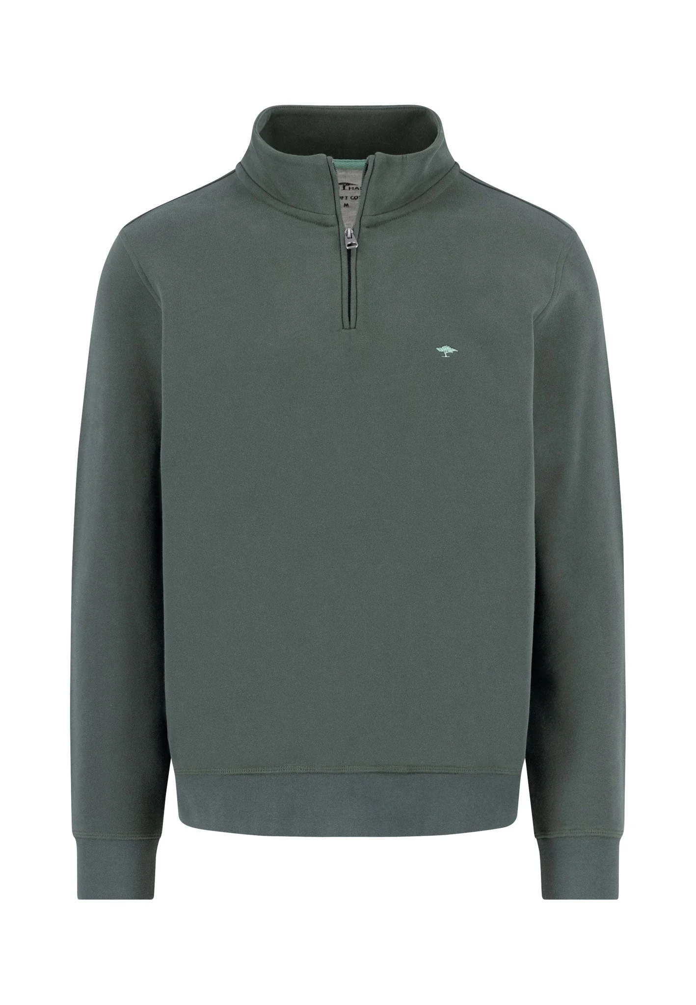 Sweatshirt aus Baumwolle mit Troyer-Kragen - Image 5