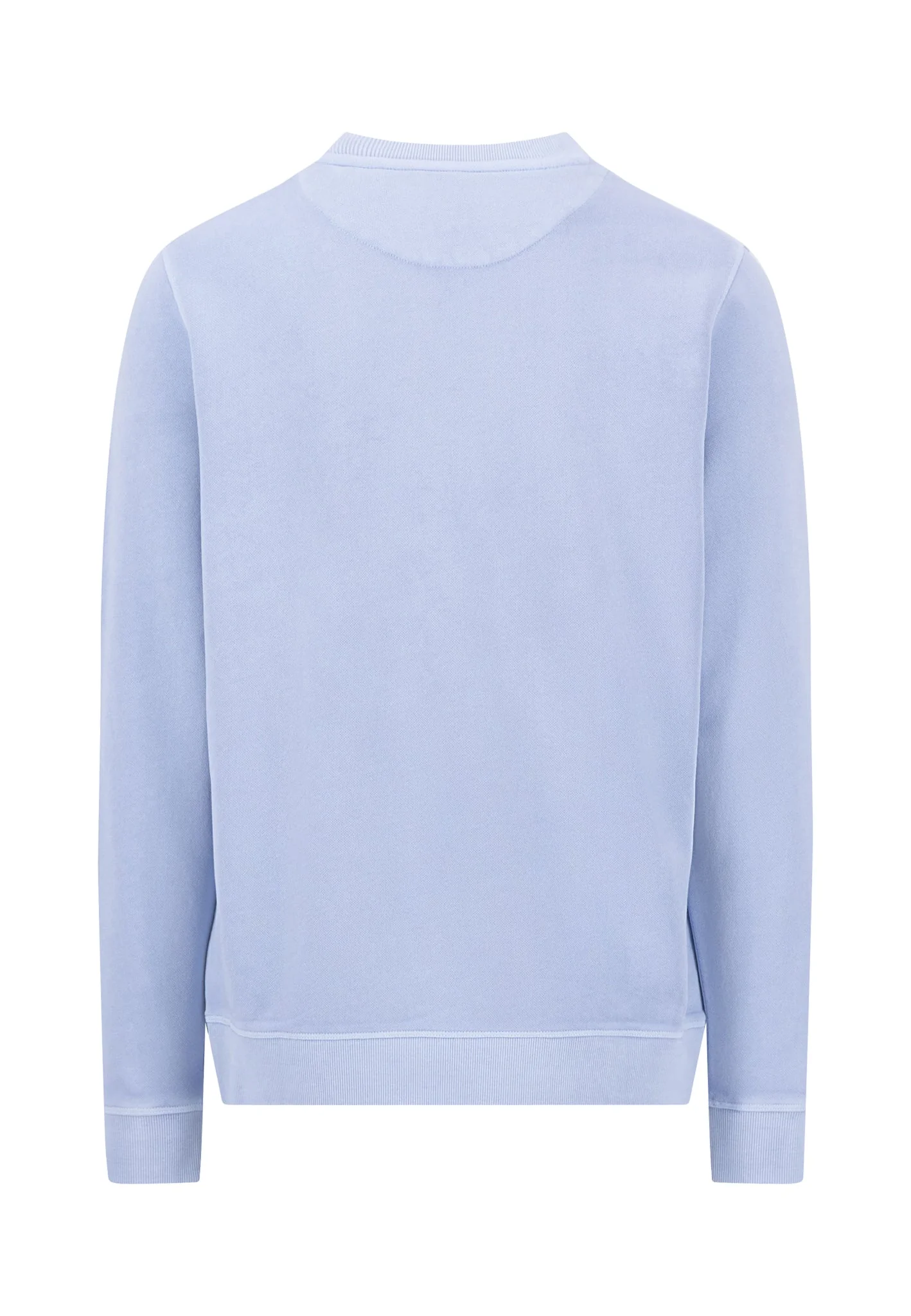 Sweatshirt aus reiner Baumwolle mit V-Einsatz am Kragen - Image 11